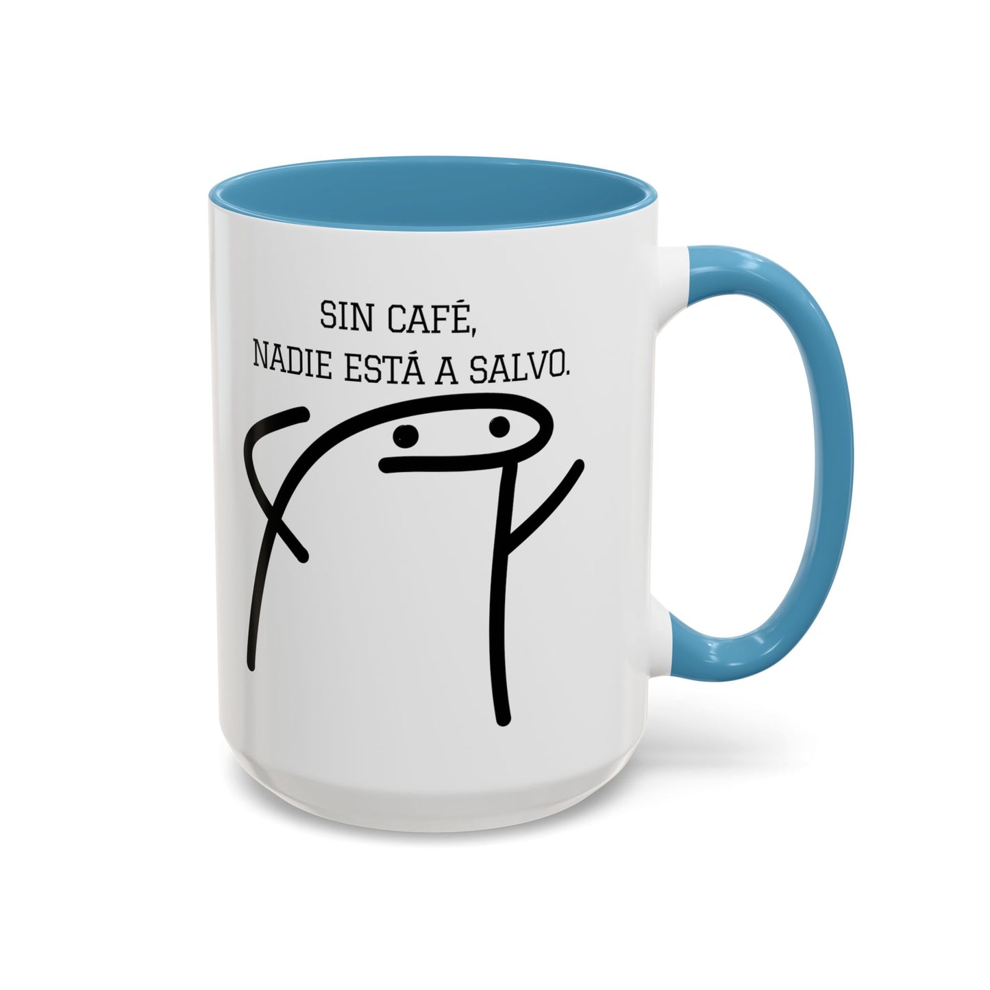 Taza de Café Chistosa - "Sin Café, Nadie Está a Salvo" | Taza Divertida (11, 15oz)
