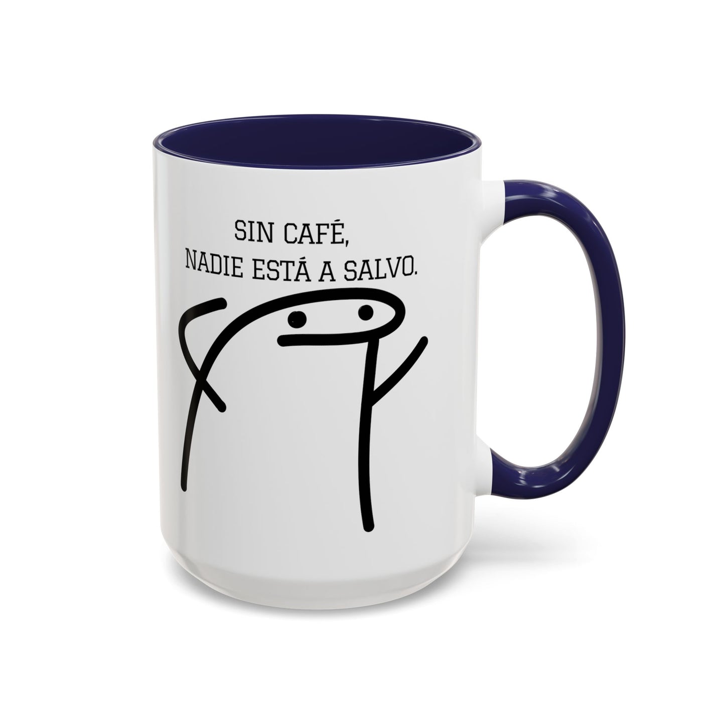 Taza de Café Chistosa - "Sin Café, Nadie Está a Salvo" | Taza Divertida (11, 15oz)