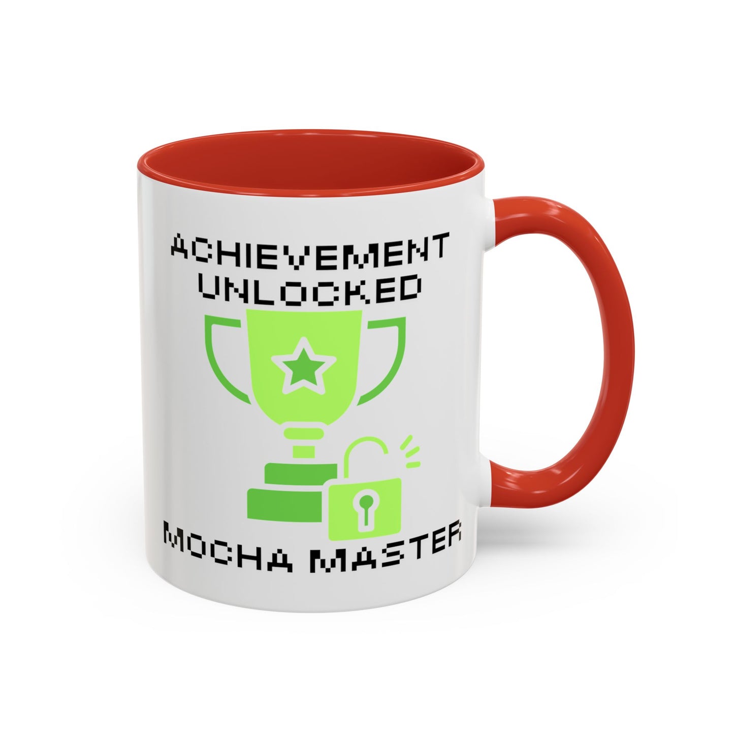 Achievement Unlocked: Mocha Master - Gamer Coffee Mug - Ideal Gift for Gamers (11, 15oz)