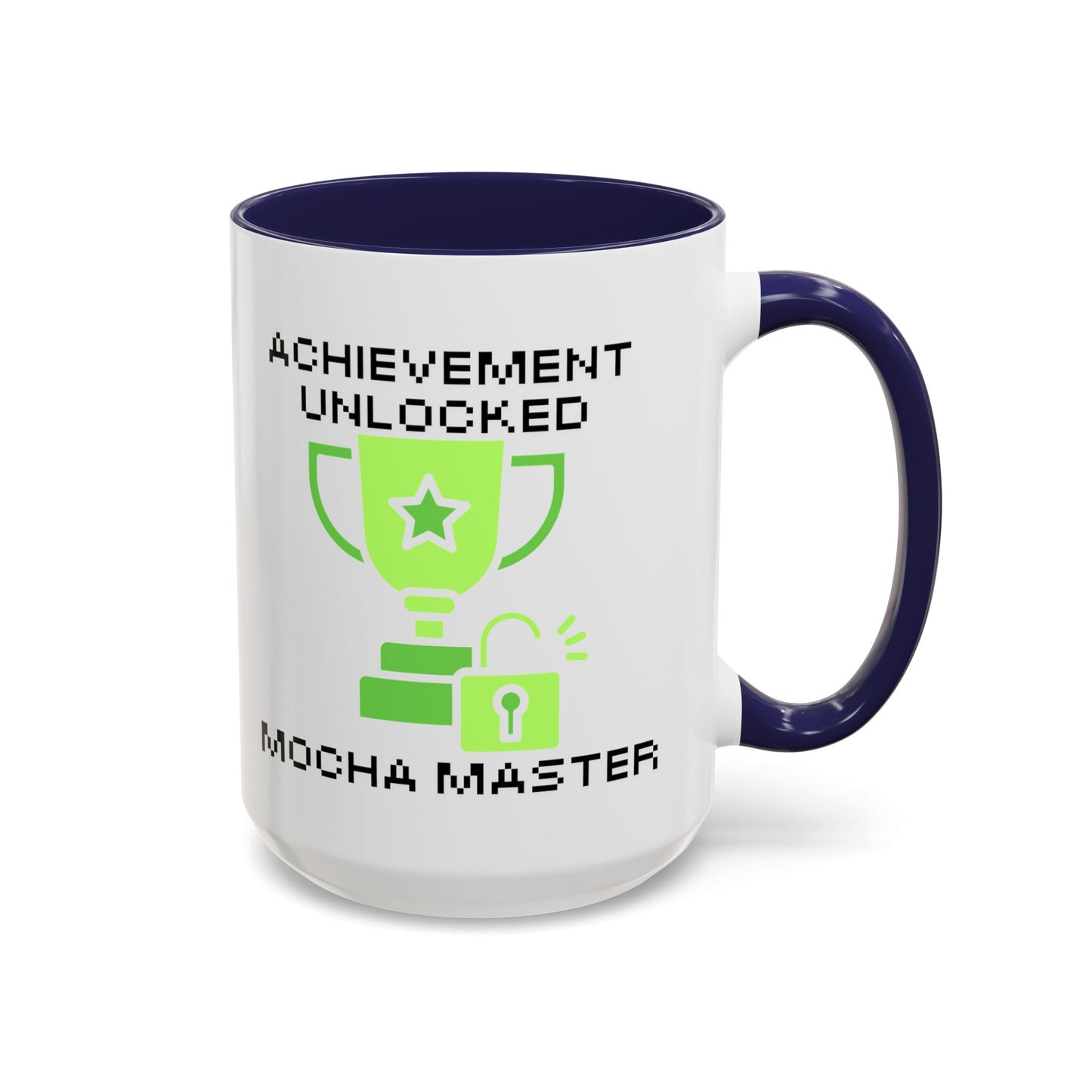 Achievement Unlocked: Mocha Master - Gamer Coffee Mug - Ideal Gift for Gamers (11, 15oz)