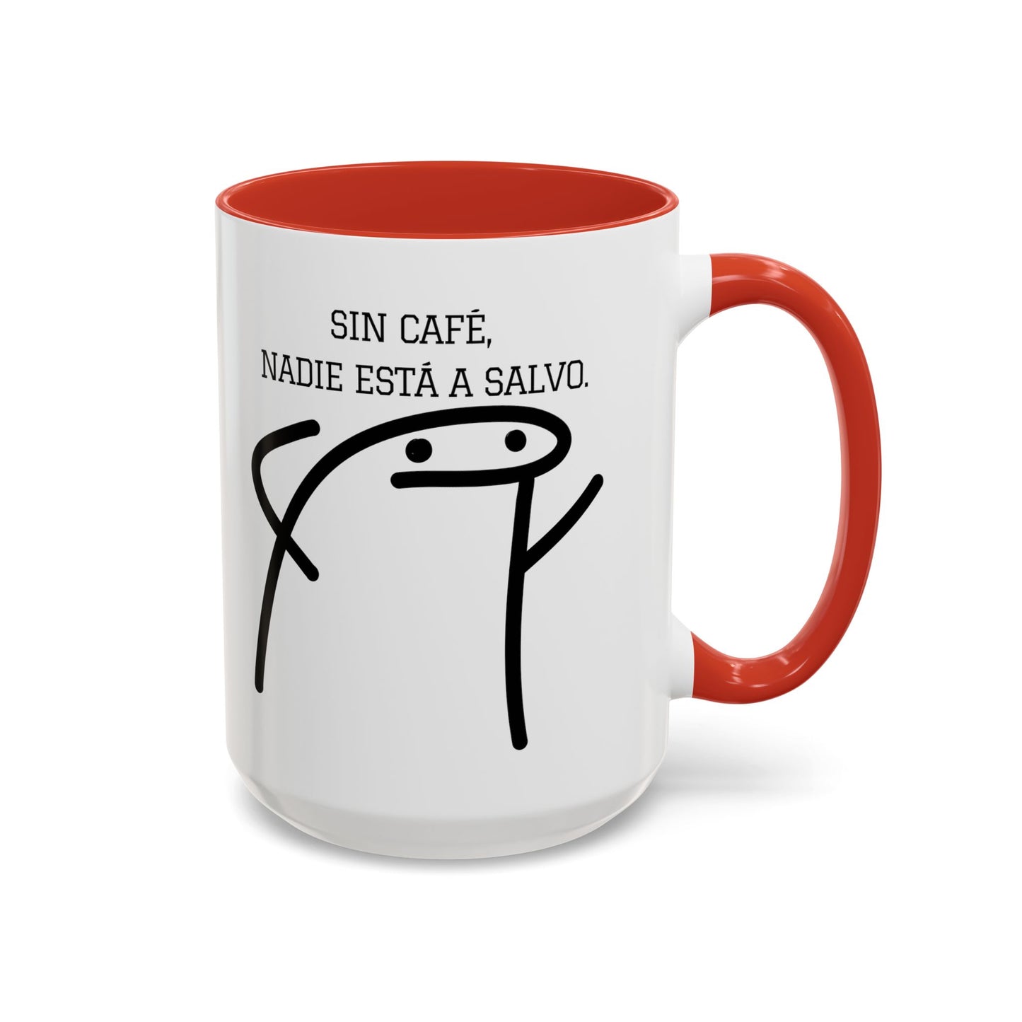 Taza de Café Chistosa - "Sin Café, Nadie Está a Salvo" | Taza Divertida (11, 15oz)