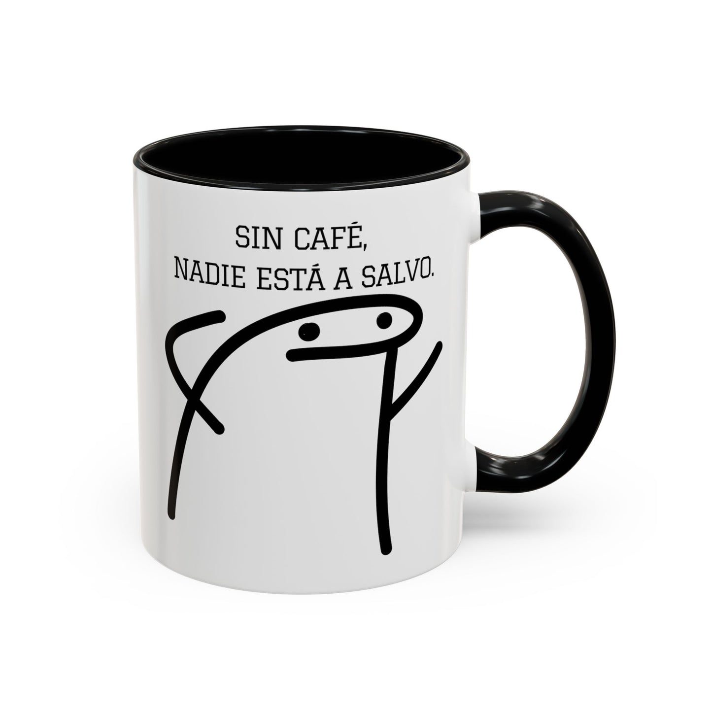 Taza de Café Chistosa - "Sin Café, Nadie Está a Salvo" | Taza Divertida (11, 15oz)