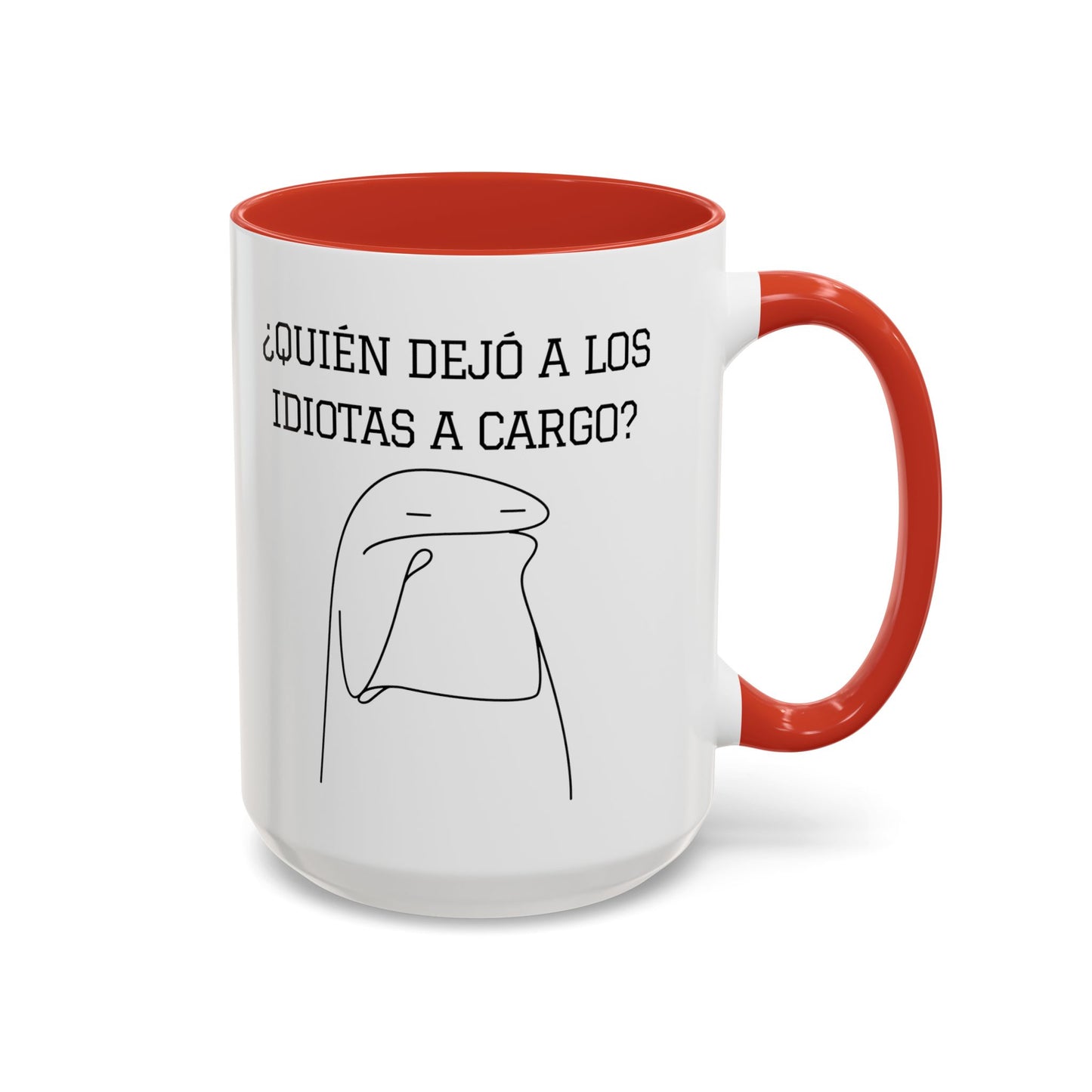 Taza de Café Chistosa - "¿Quién Dejó a los Idiotas a Cargo?" | Taza Divertida (11, 15oz)