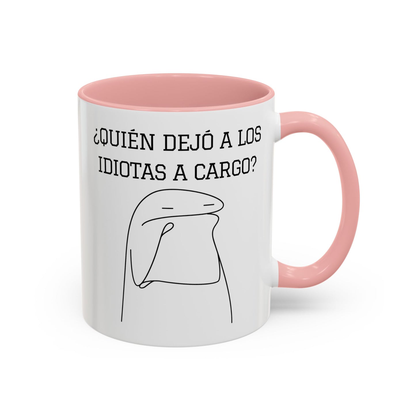 Taza de Café Chistosa - "¿Quién Dejó a los Idiotas a Cargo?" | Taza Divertida (11, 15oz)
