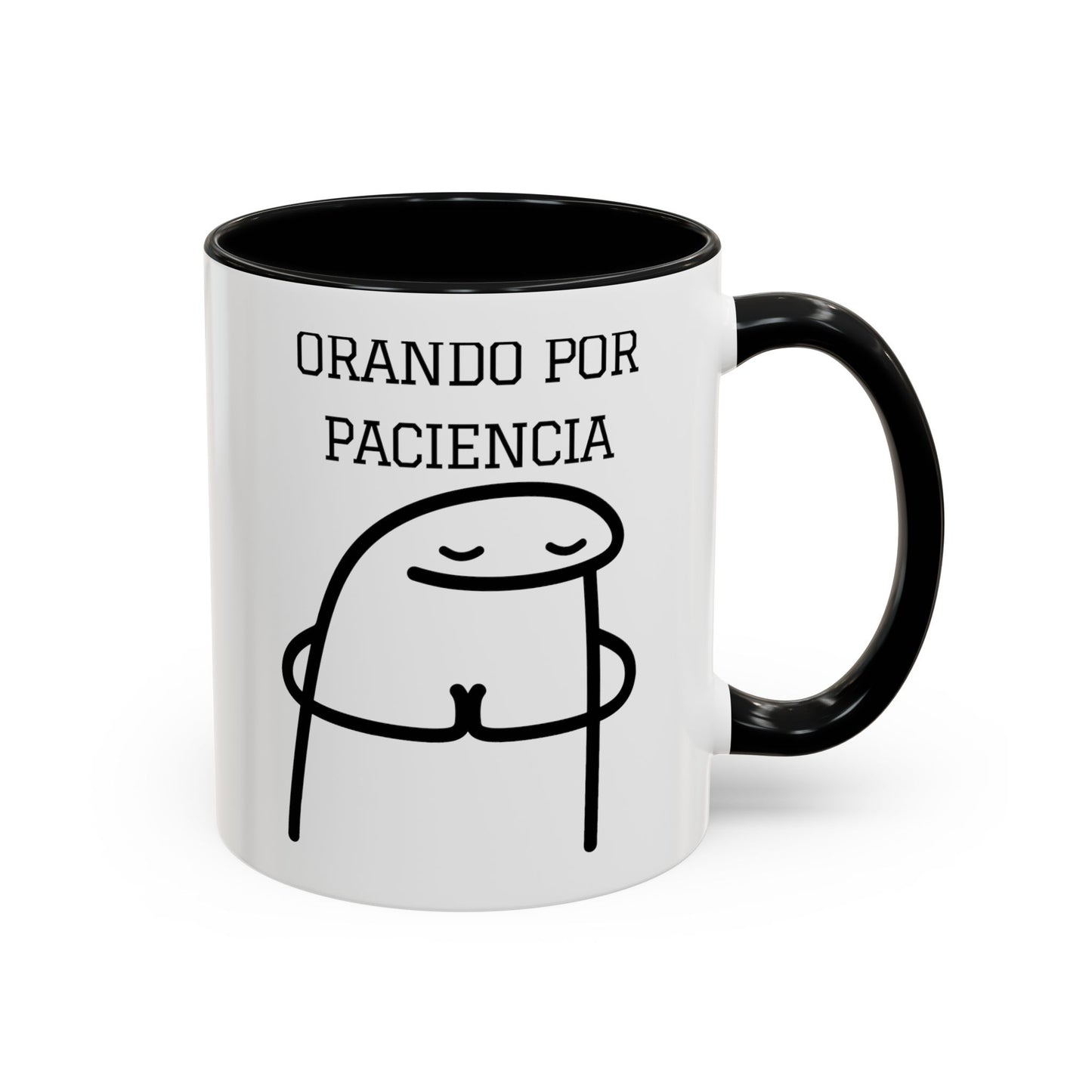 Taza de Café Chistosa - "Orando por Paciencia" | Taza Divertida (11, 15oz)