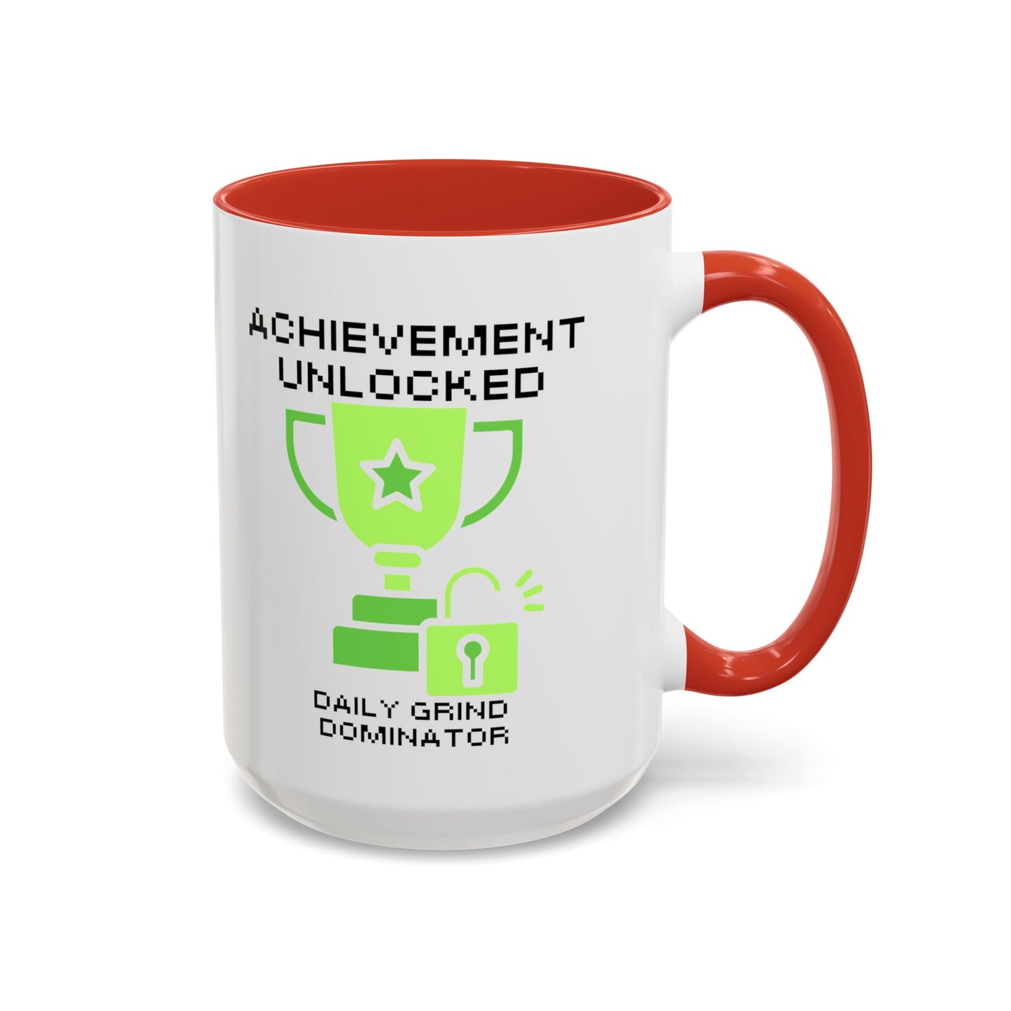 Achievement Unlocked: Daily Grind Dominator - Gamer Coffee Mug - Perfect Gift for Gamers (11, 15oz)