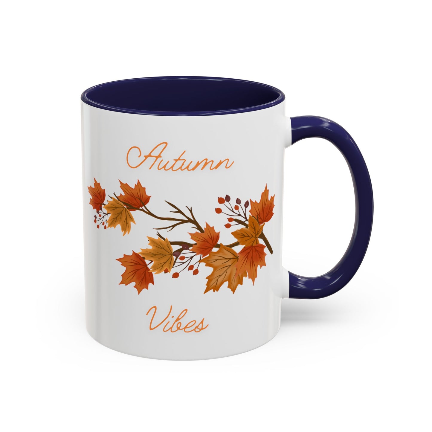 Autumn Vibes Mug - Cozy Fall-Themed Drinkware for Seasonal Enjoyment (11, 15oz)