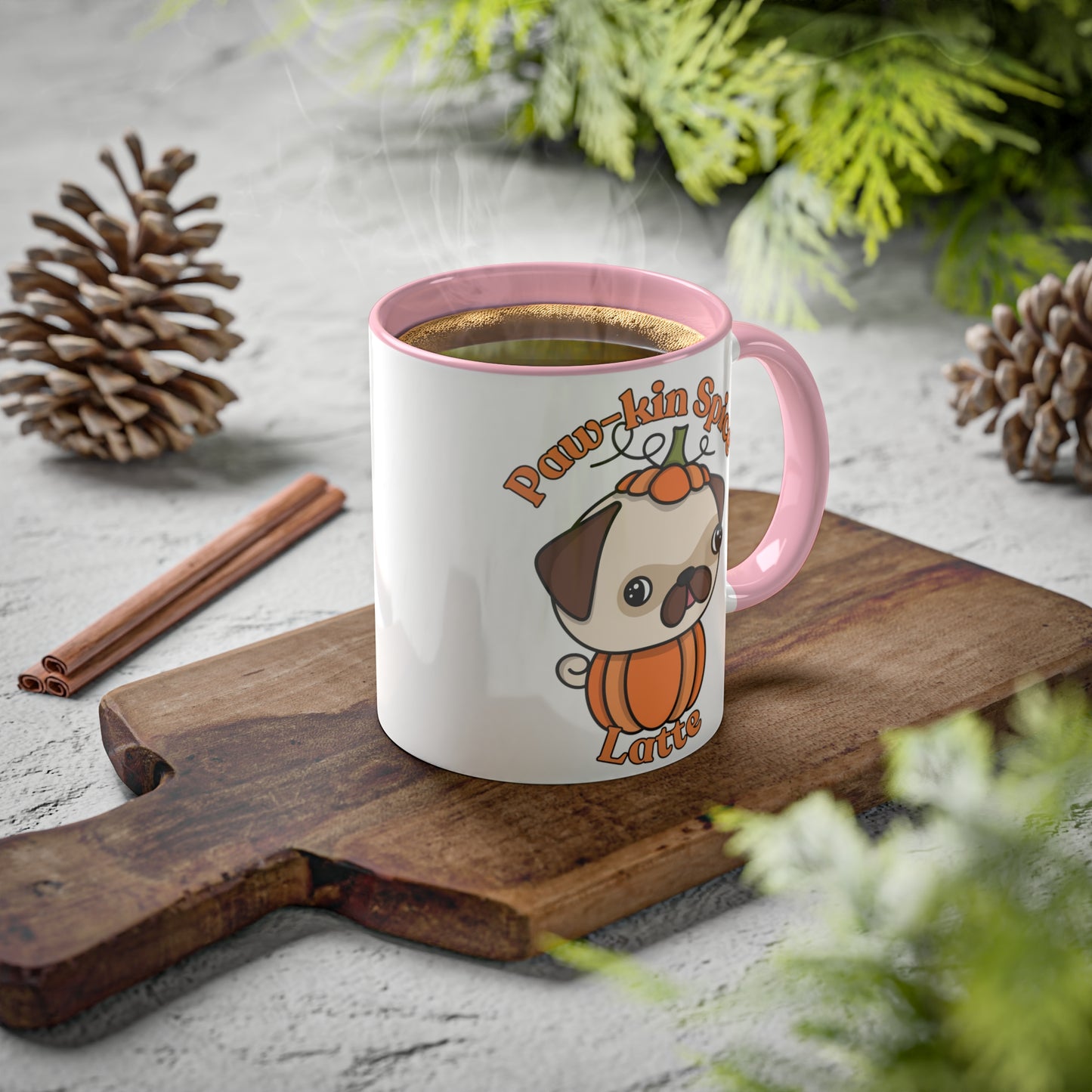Paw-kin Spice Latte Halloween Mug – Perfect Pet-Themed Coffee Mug for Fall and Halloween, 11oz