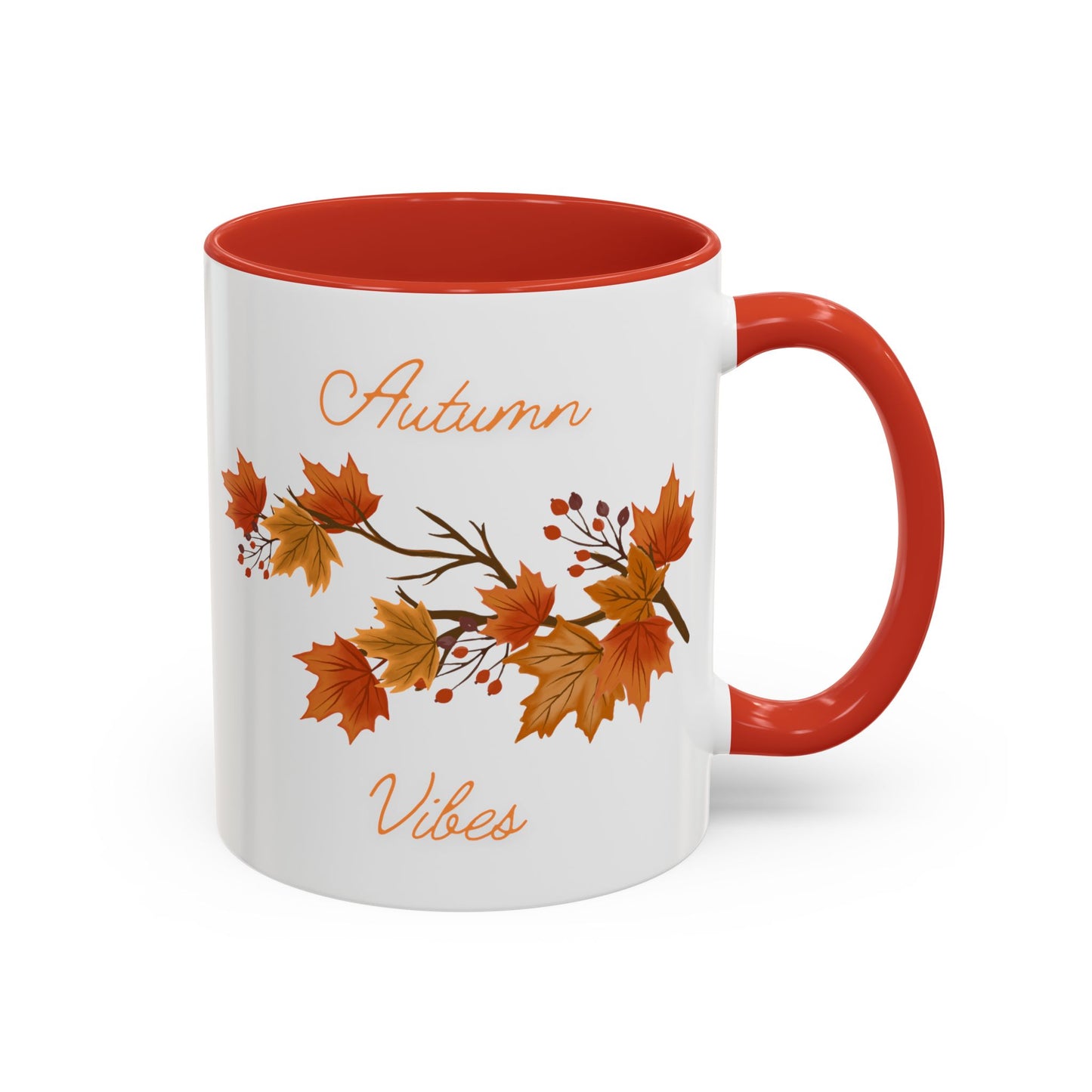 Autumn Vibes Mug - Cozy Fall-Themed Drinkware for Seasonal Enjoyment (11, 15oz)