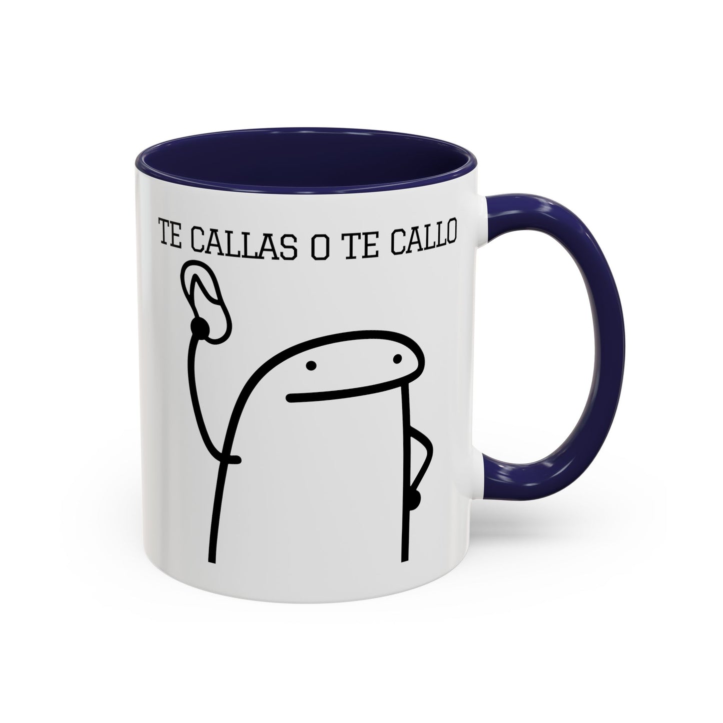Taza de Café Chistosa - "Te Callas o Te Callo" | Taza Divertida y Original (11, 15oz)