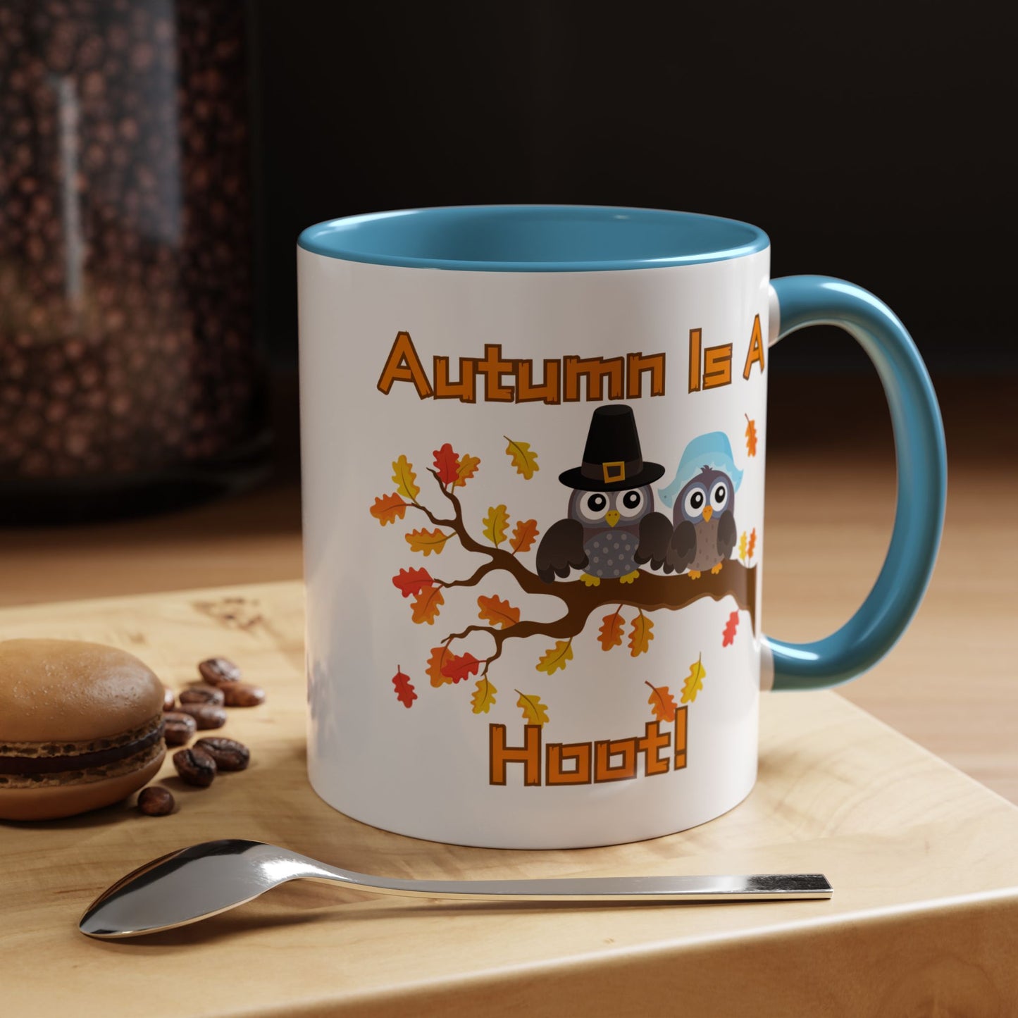 Autumn Mug - "Autumn Is a Hoot" | Fun Fall-Themed Mug (11, 15oz)