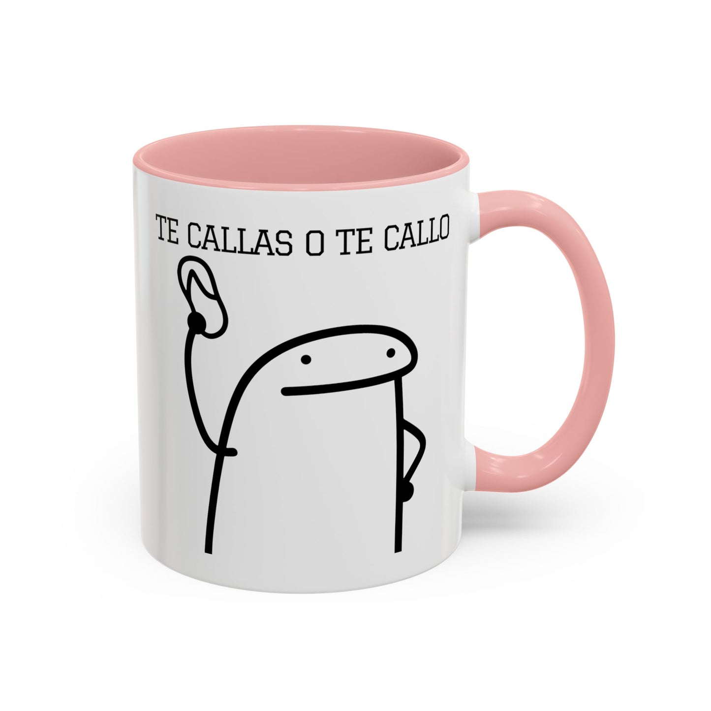 Taza de Café Chistosa - "Te Callas o Te Callo" | Taza Divertida y Original (11, 15oz)