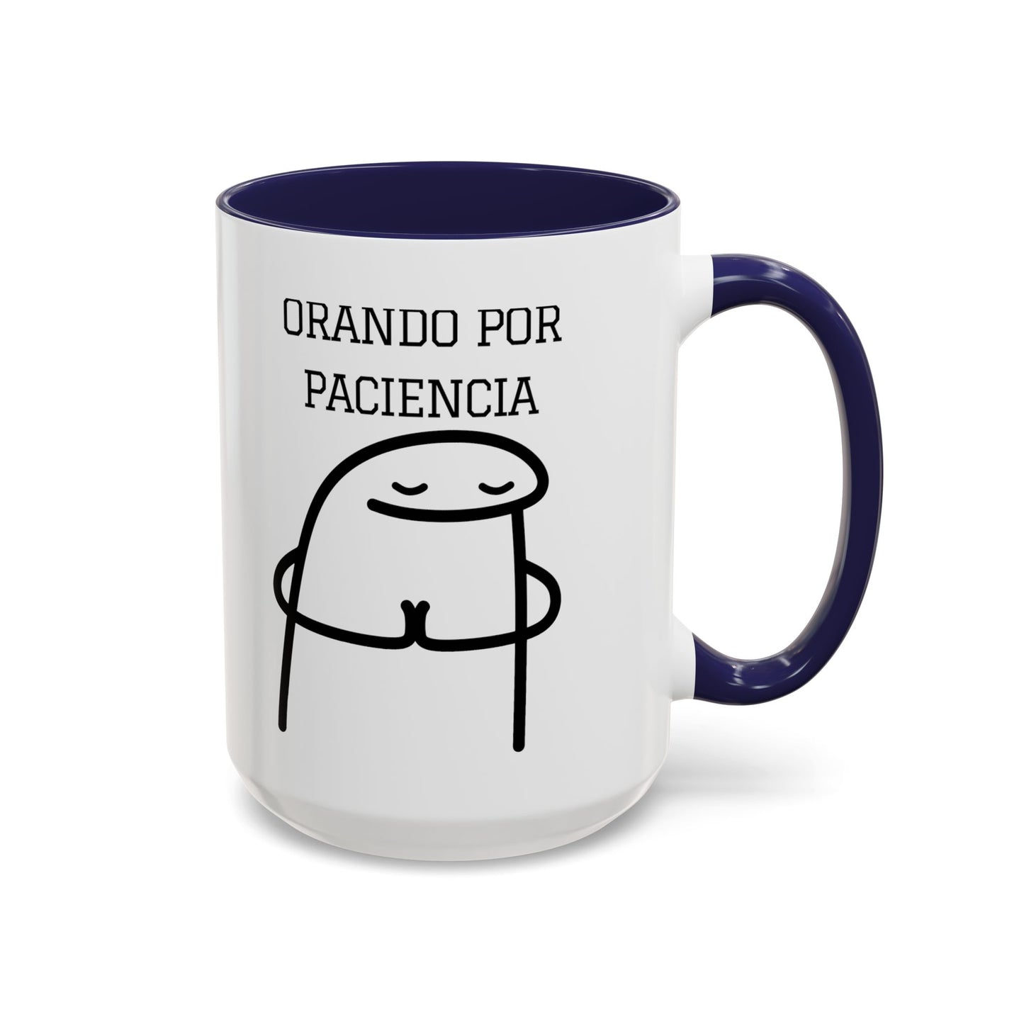 Taza de Café Chistosa - "Orando por Paciencia" | Taza Divertida (11, 15oz)