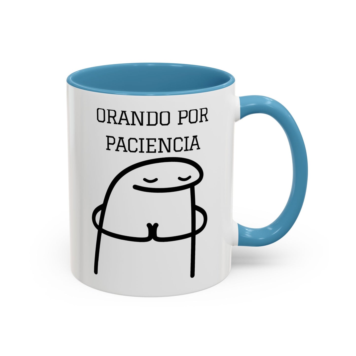 Taza de Café Chistosa - "Orando por Paciencia" | Taza Divertida (11, 15oz)