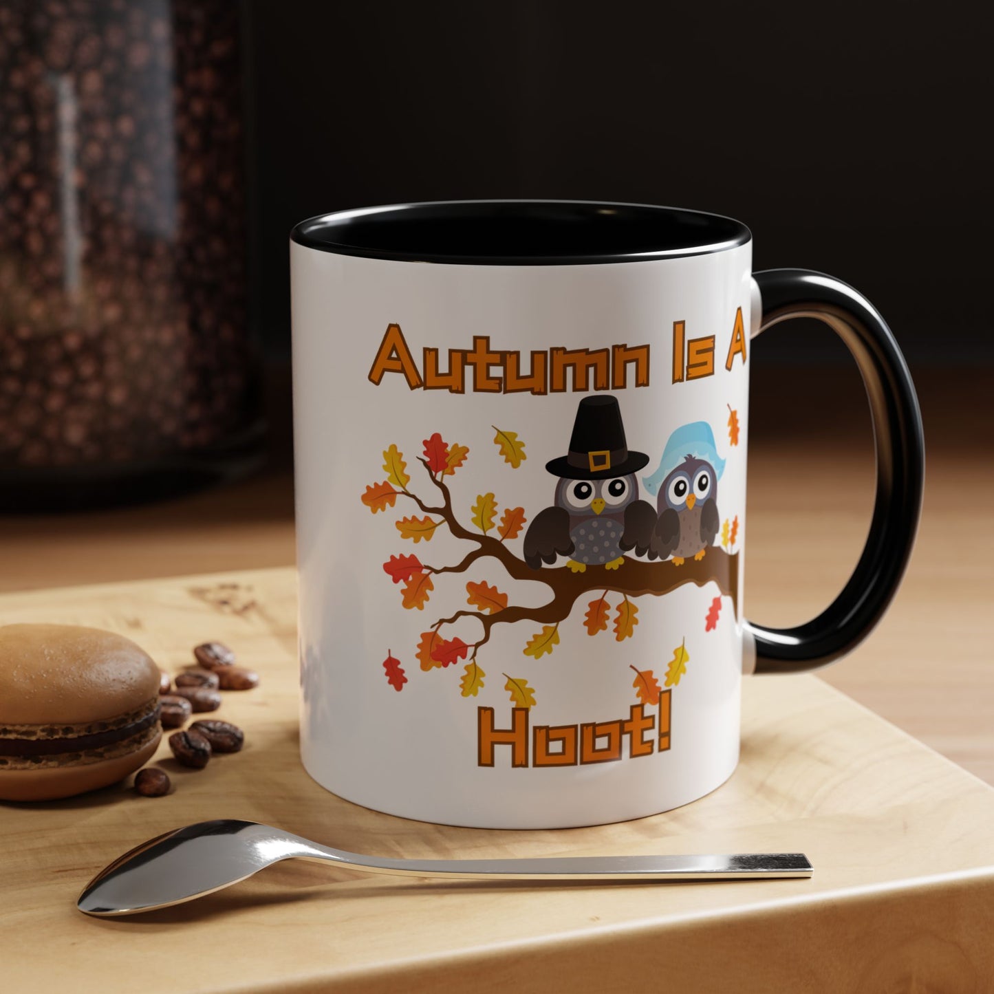 Autumn Mug - "Autumn Is a Hoot" | Fun Fall-Themed Mug (11, 15oz)