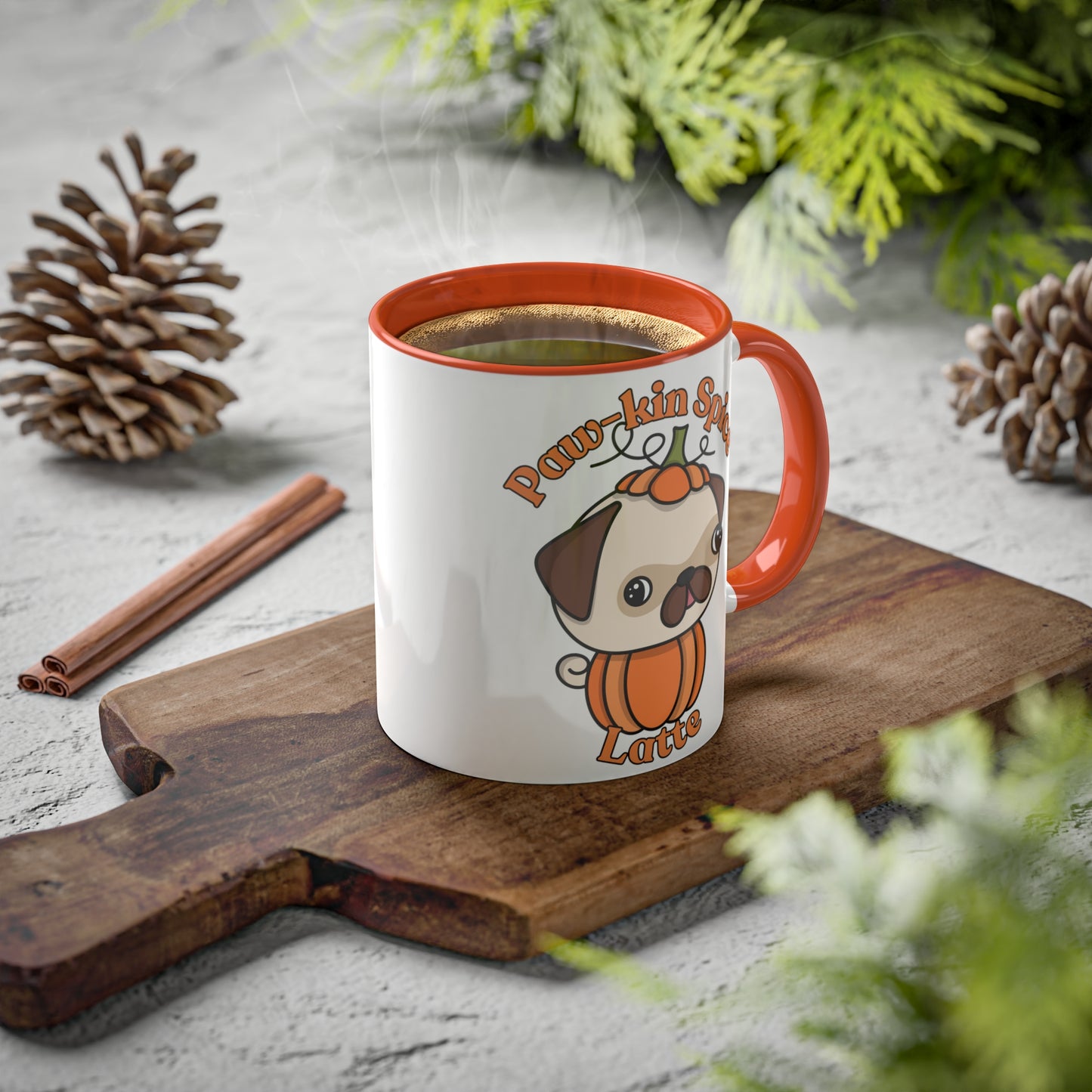 Paw-kin Spice Latte Halloween Mug – Perfect Pet-Themed Coffee Mug for Fall and Halloween, 11oz