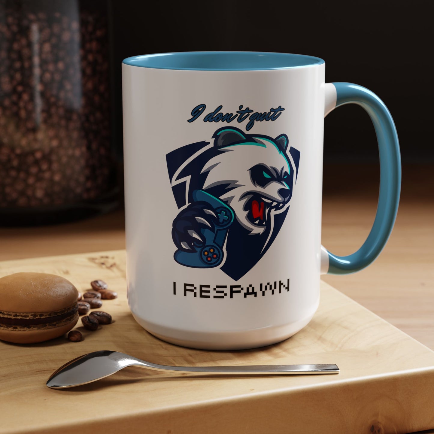 I Don't Quit. I Respawn. - Gamer Coffee Mug - Perfect Gift for Gamers (11, 15oz)