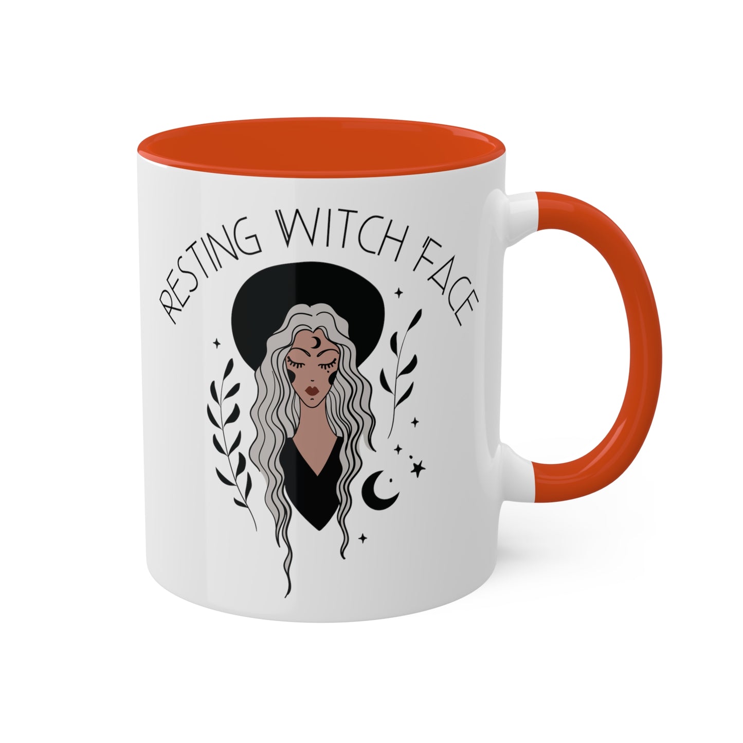 "Resting Witch Face" Halloween Coffee Mug - Perfect for Spooky Coffee Lovers, 11oz
