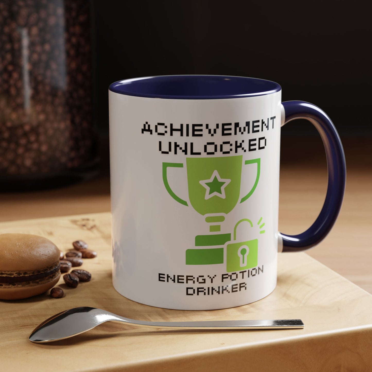 Achievement Unlocked: Energy Potion Drinker - Gamer Coffee Mug - Perfect Gift for Gamers (11, 15oz)