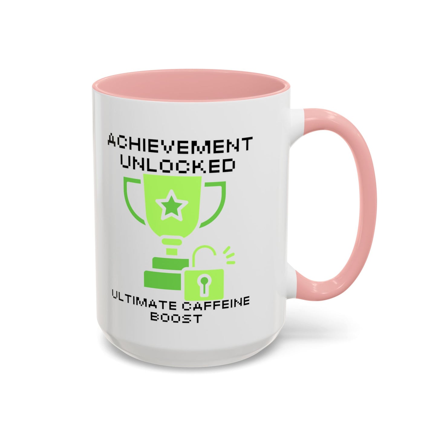 Achievement Unlocked: Ultimate Caffeine Boost - Gamer Coffee Mug - Perfect Gift for Gamers (11, 15oz)