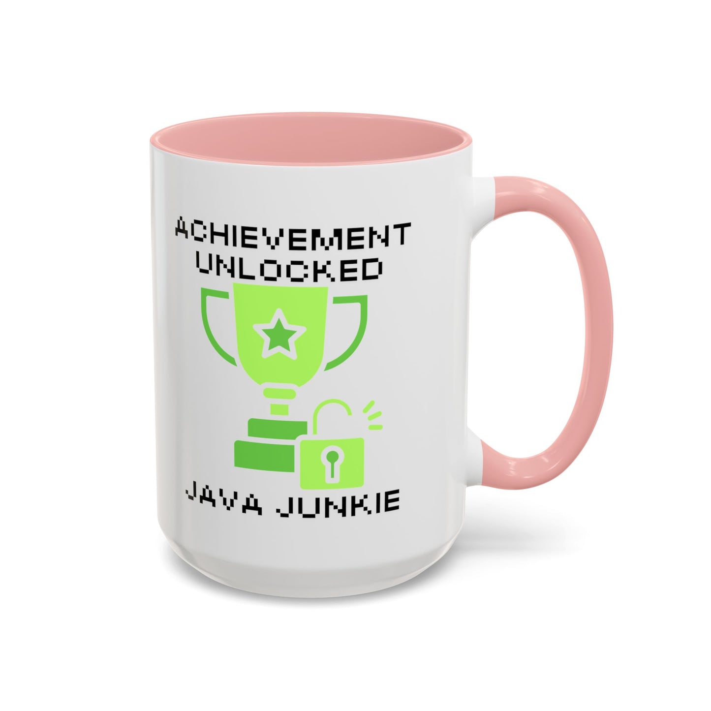Achievement Unlocked: Java Junkie - Gamer Coffee Mug - Funny Gift for Gamers (11, 15oz)