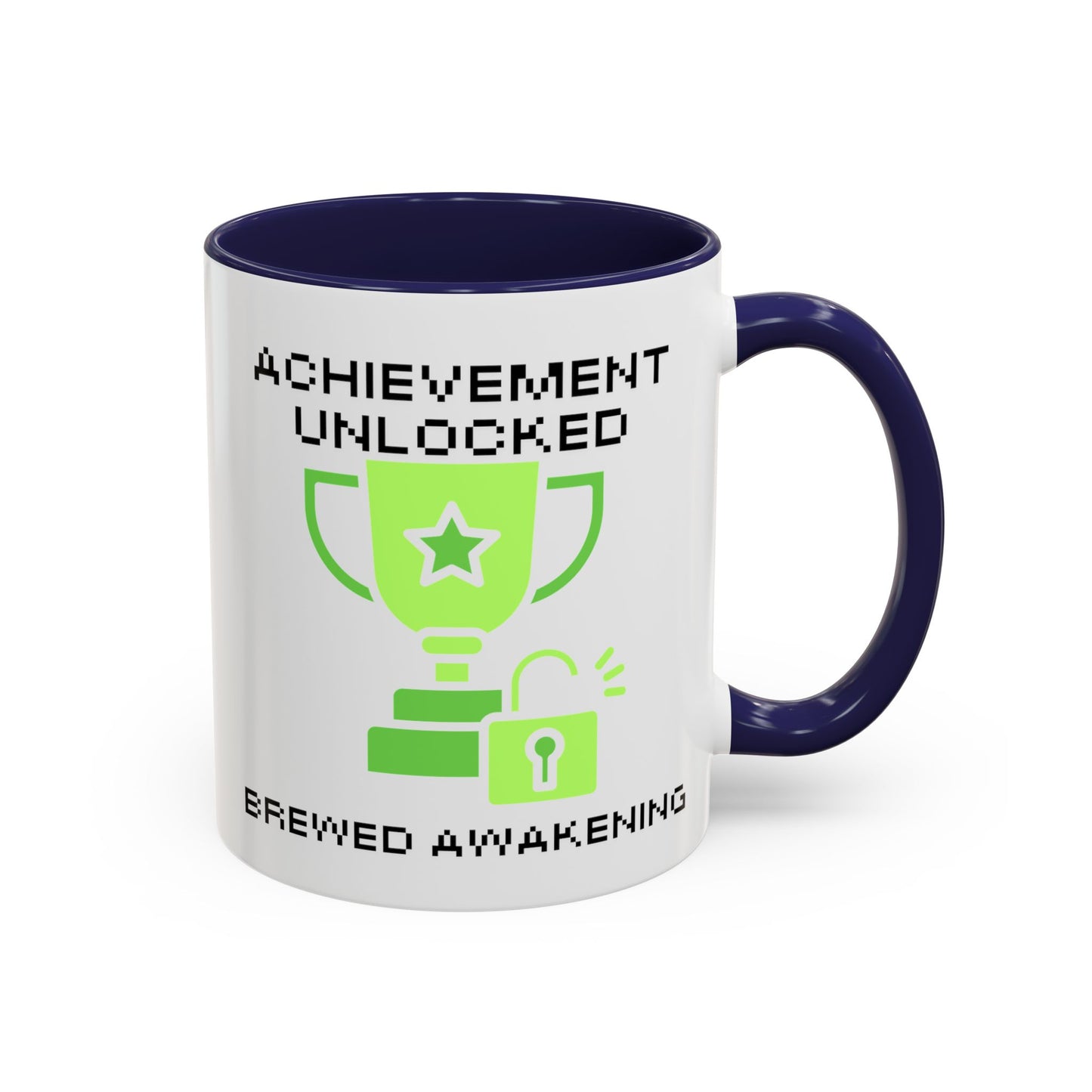 Achievement Unlocked: Brewed Awakening - Gamer Coffee Mug - Perfect Gift for Gamers (11, 15oz)
