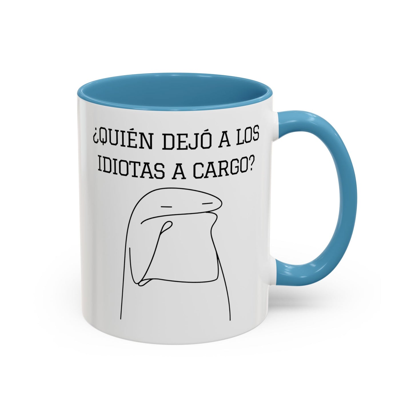Taza de Café Chistosa - "¿Quién Dejó a los Idiotas a Cargo?" | Taza Divertida (11, 15oz)
