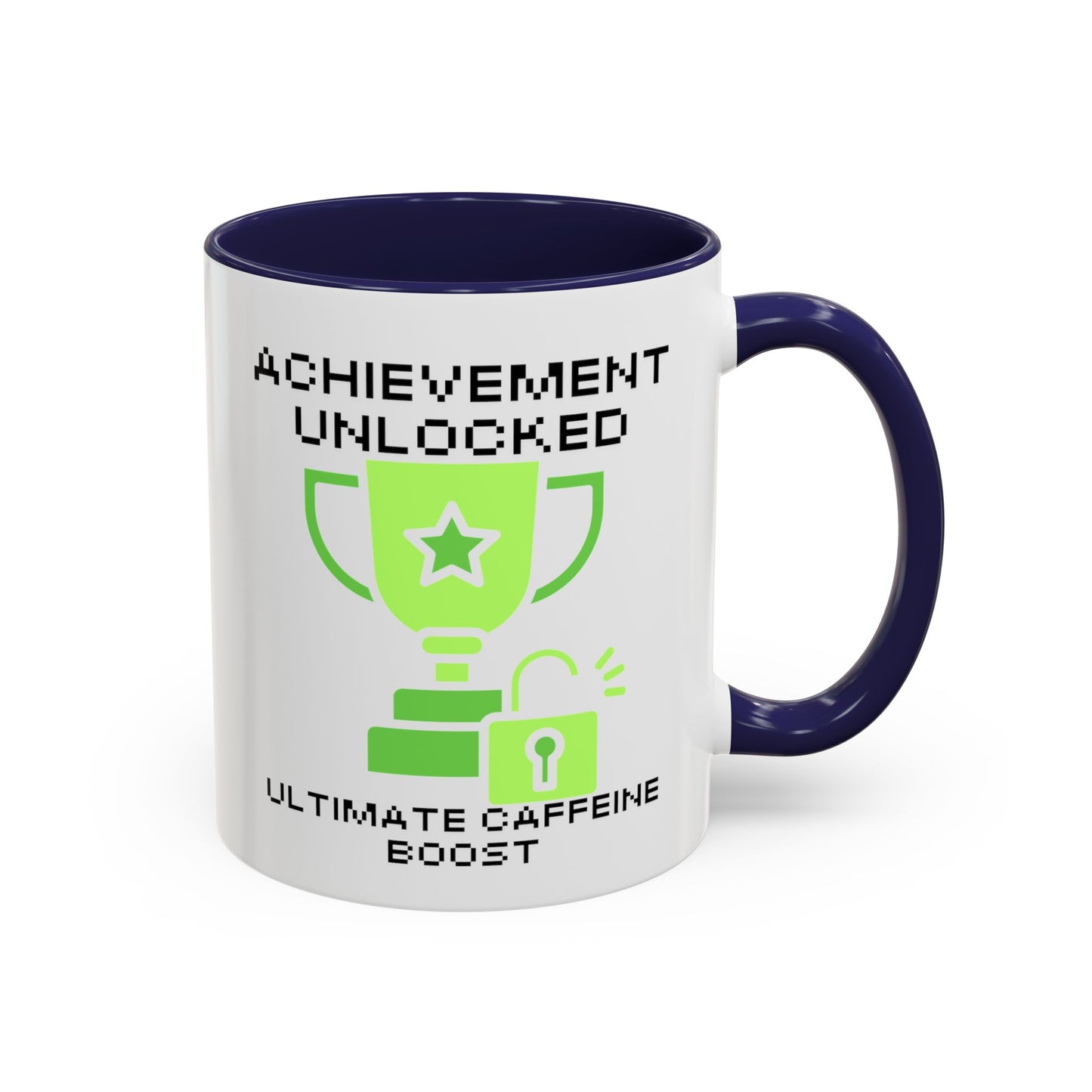 Achievement Unlocked: Ultimate Caffeine Boost - Gamer Coffee Mug - Perfect Gift for Gamers (11, 15oz)