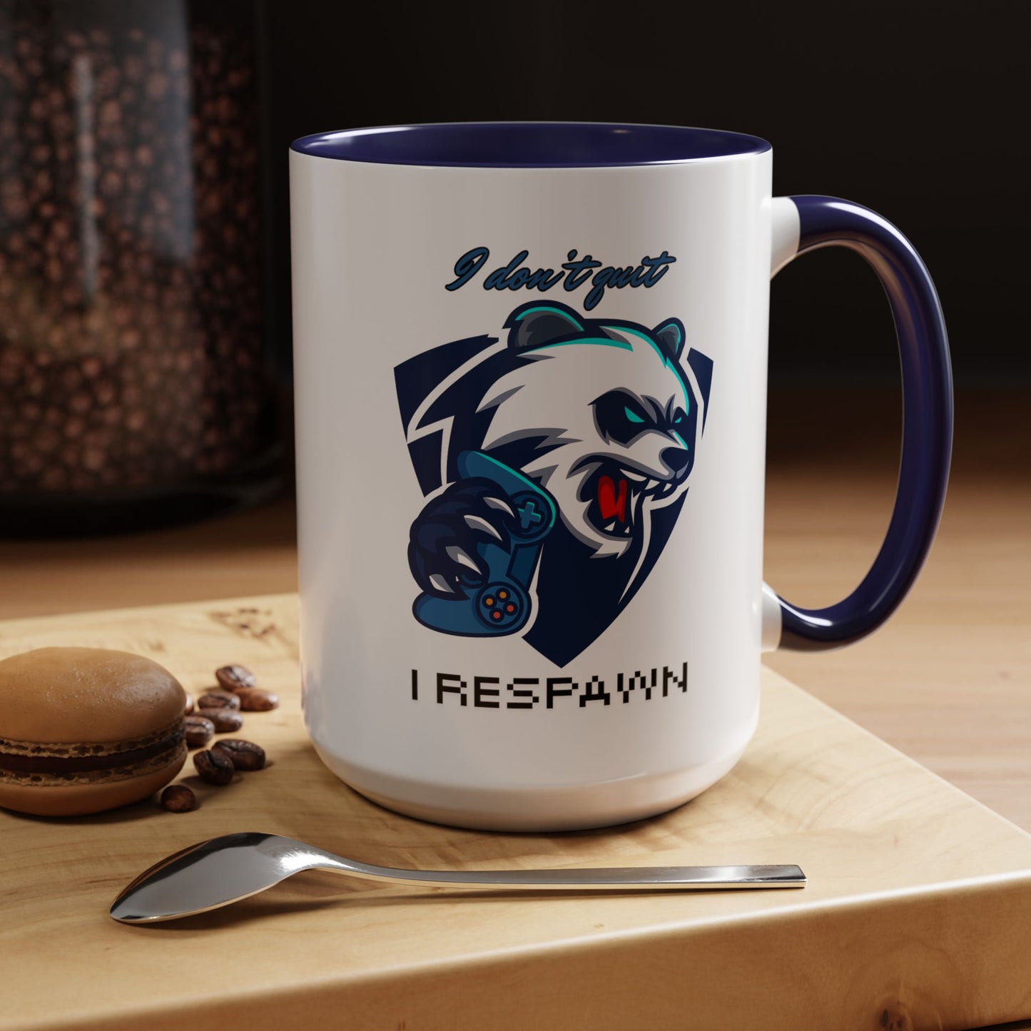 I Don't Quit. I Respawn. - Gamer Coffee Mug - Perfect Gift for Gamers (11, 15oz)