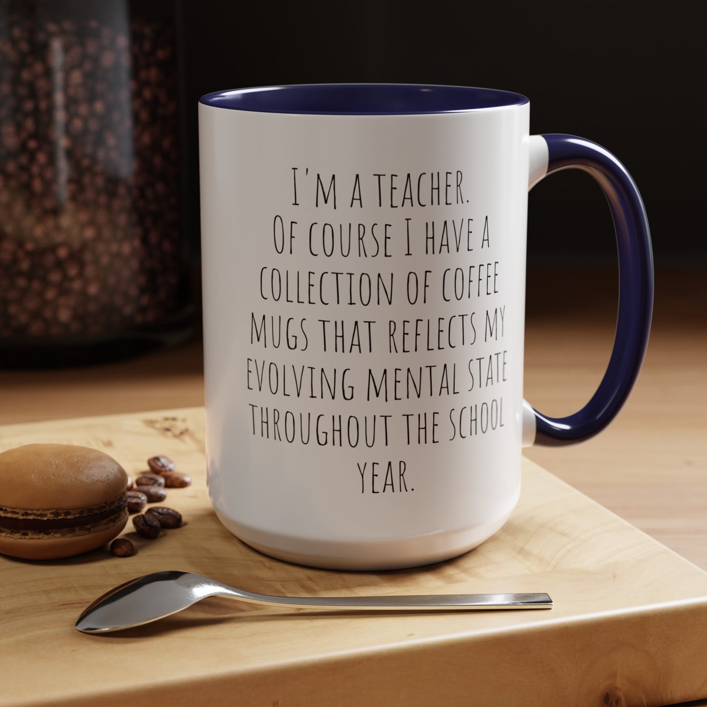 Teacher's Evolution Coffee Mug: Reflecting the School Year's Journey (11, 15oz)