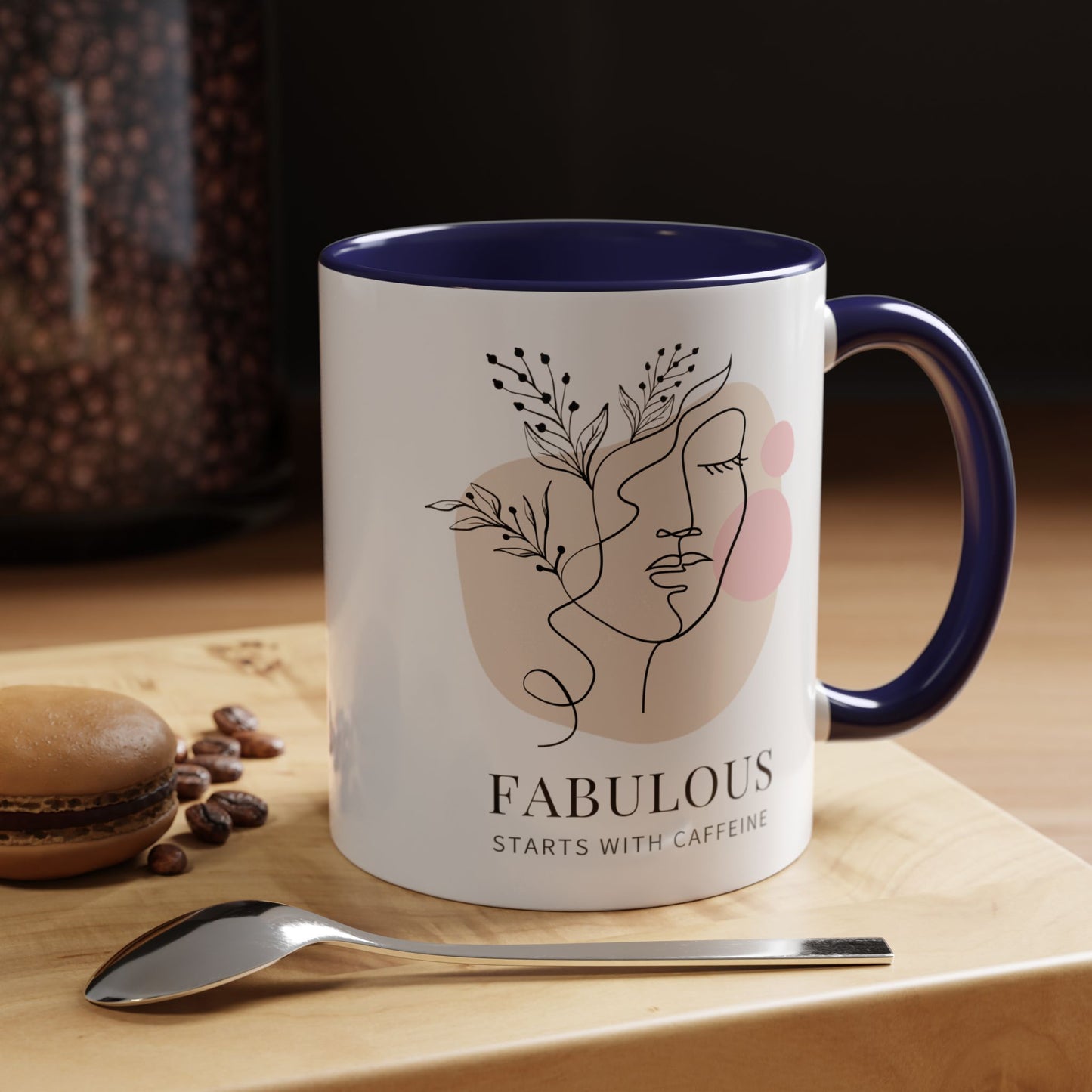 Fabulous Coffee Mug: Start Your Day with Caffeine (11, 15oz)