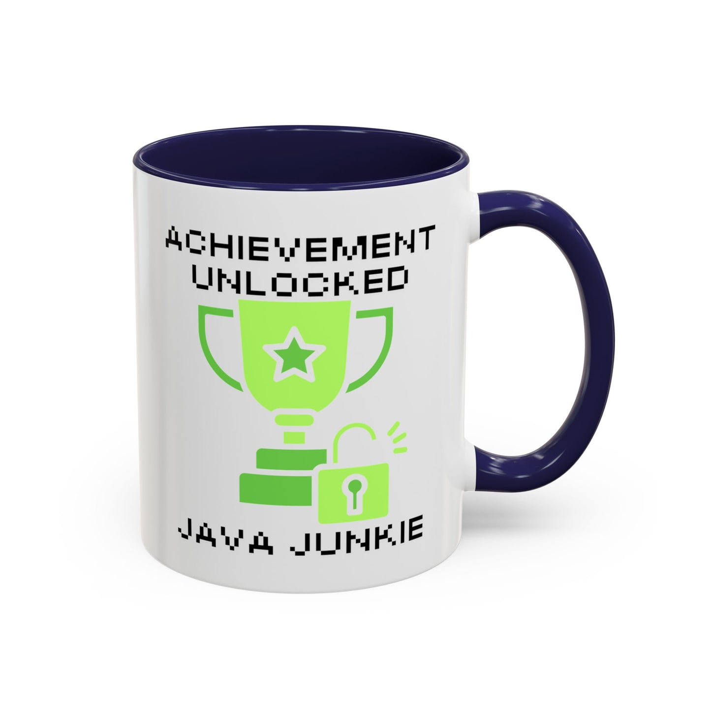 Achievement Unlocked: Java Junkie - Gamer Coffee Mug - Funny Gift for Gamers (11, 15oz)