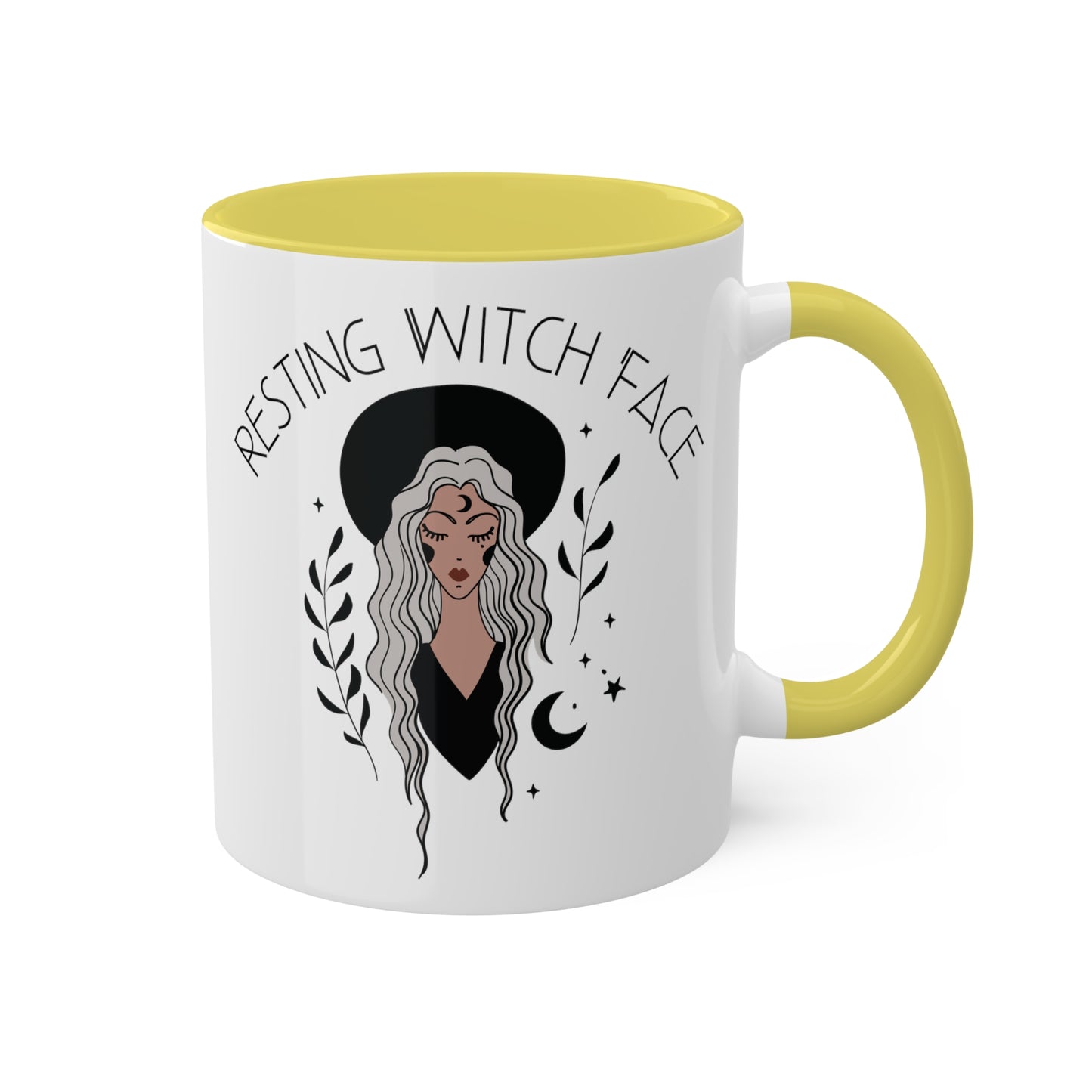 "Resting Witch Face" Halloween Coffee Mug - Perfect for Spooky Coffee Lovers, 11oz