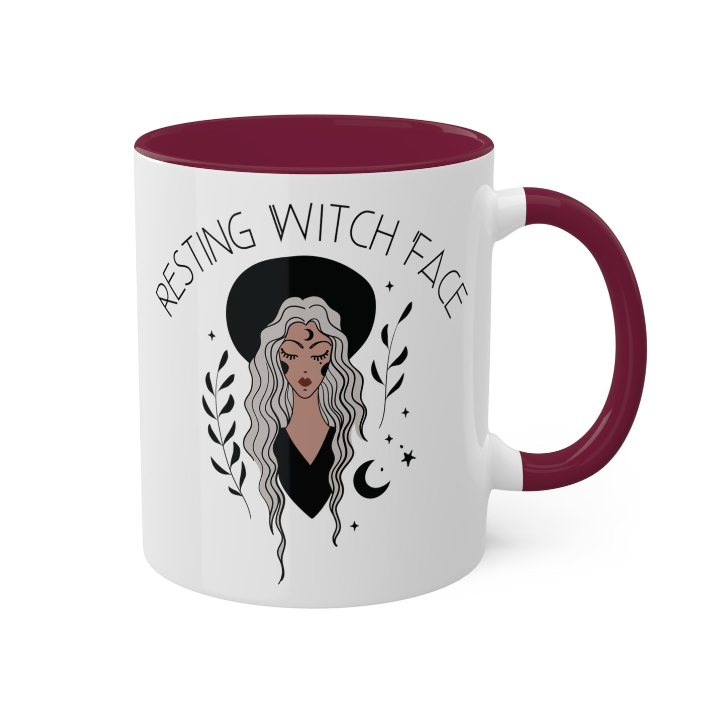 "Resting Witch Face" Halloween Coffee Mug - Perfect for Spooky Coffee Lovers, 11oz