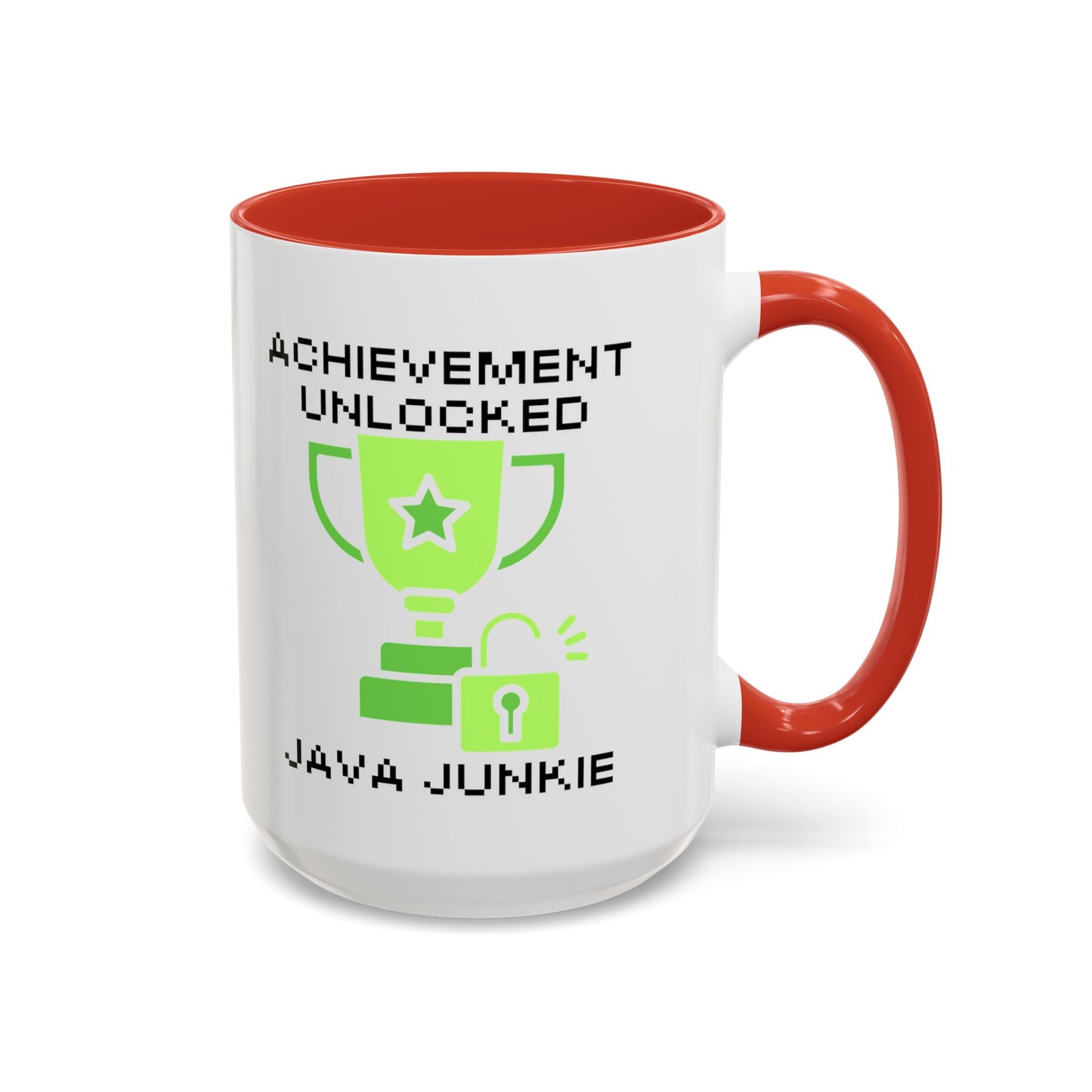 Achievement Unlocked: Java Junkie - Gamer Coffee Mug - Funny Gift for Gamers (11, 15oz)