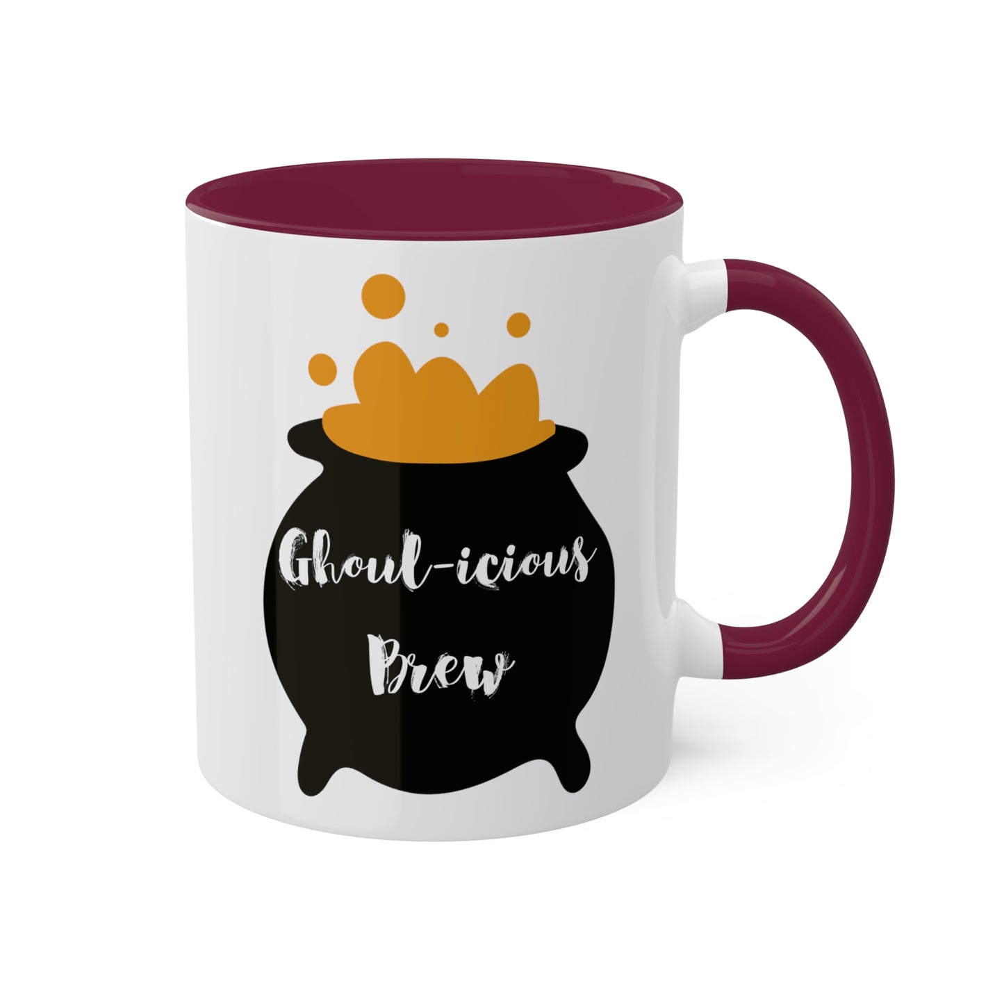 "Ghoul-icious Brew" Halloween Coffee Mug - Perfect for Spooky Coffee Lovers, 11oz