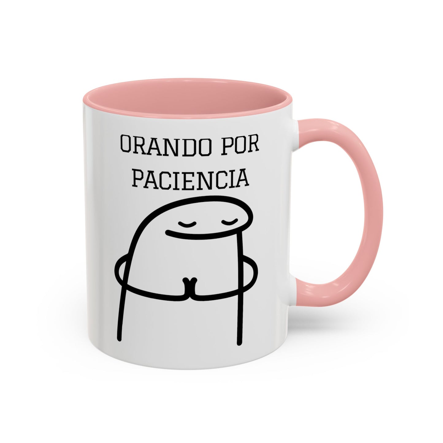 Taza de Café Chistosa - "Orando por Paciencia" | Taza Divertida (11, 15oz)