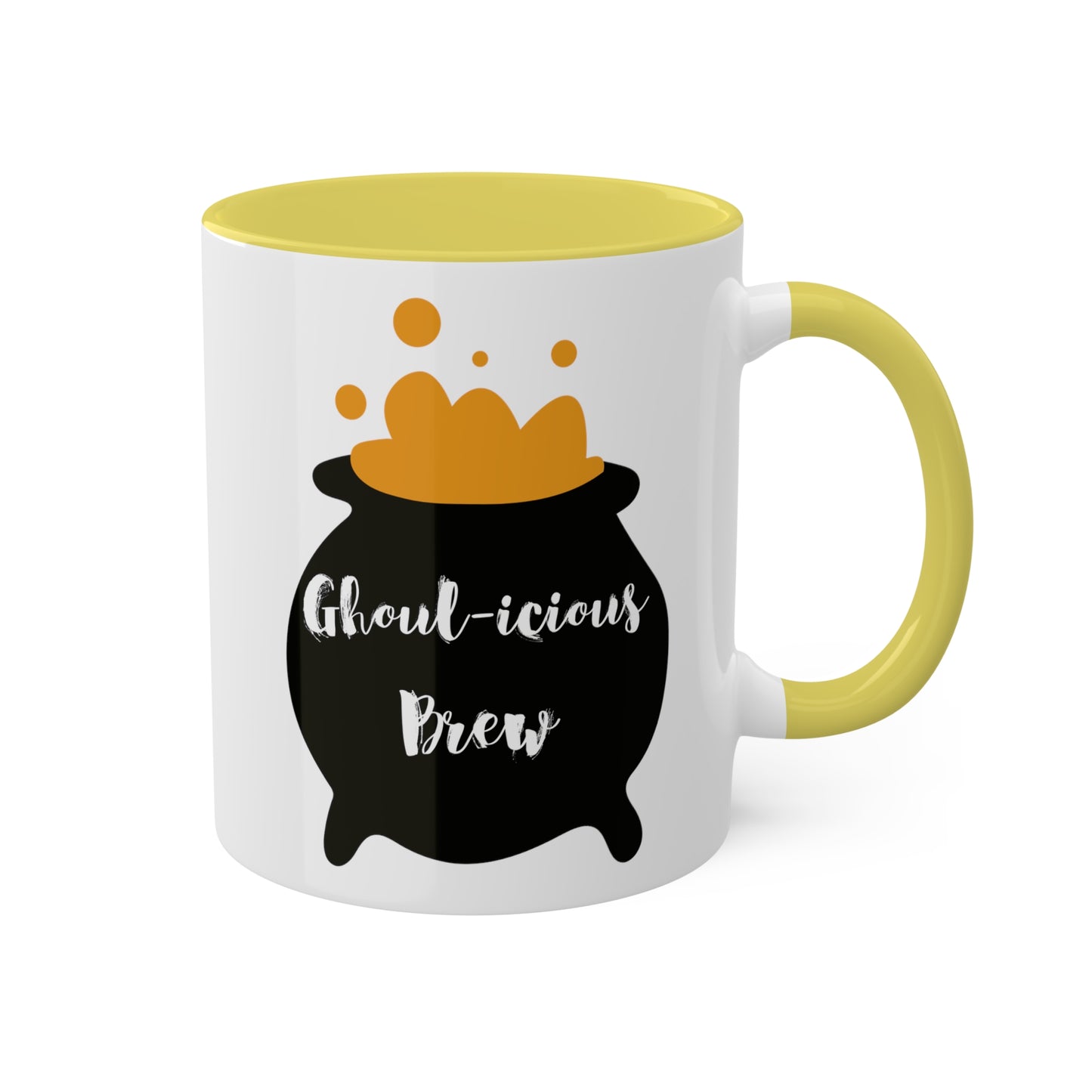 "Ghoul-icious Brew" Halloween Coffee Mug - Perfect for Spooky Coffee Lovers, 11oz