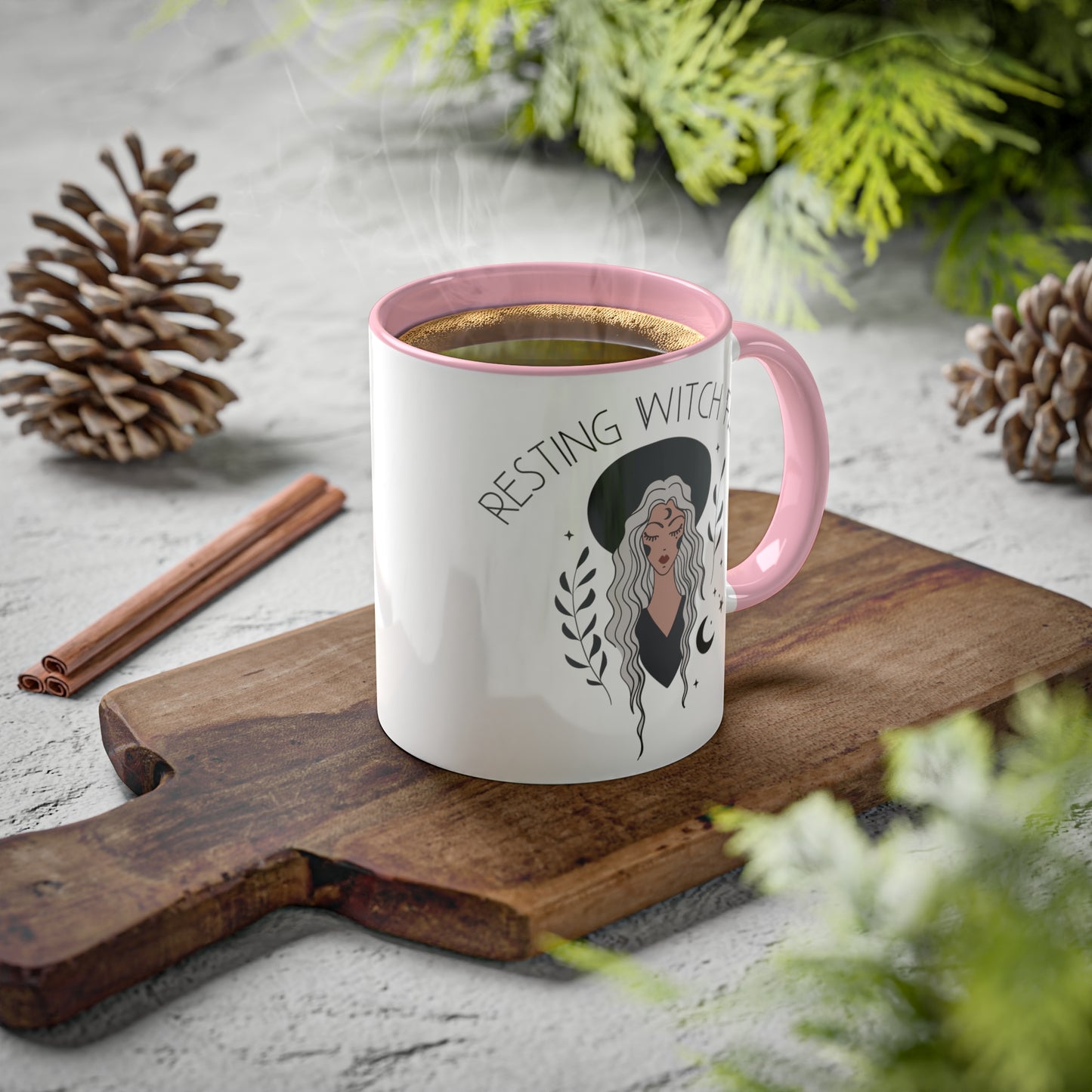 "Resting Witch Face" Halloween Coffee Mug - Perfect for Spooky Coffee Lovers, 11oz