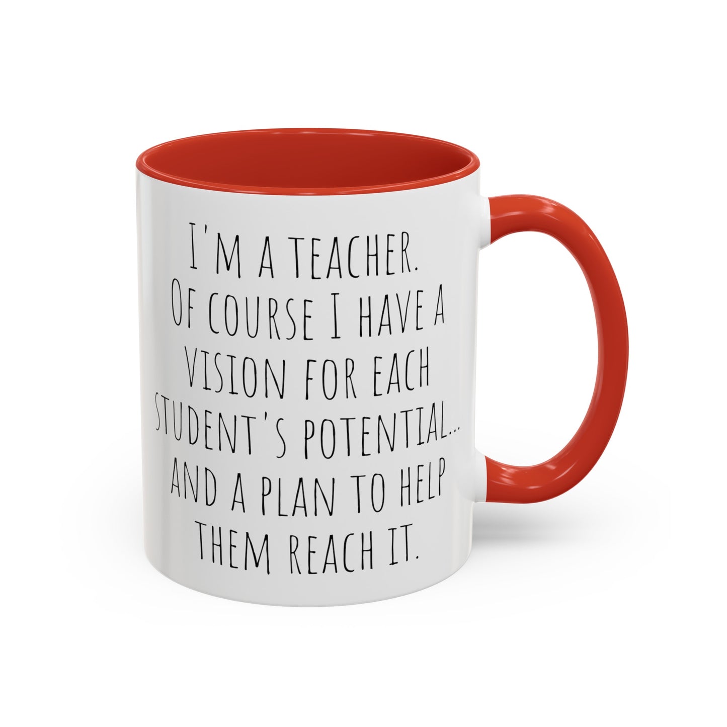 Teacher's Vision Coffee Mug: Inspiring Each Student's Potential (11, 15oz)