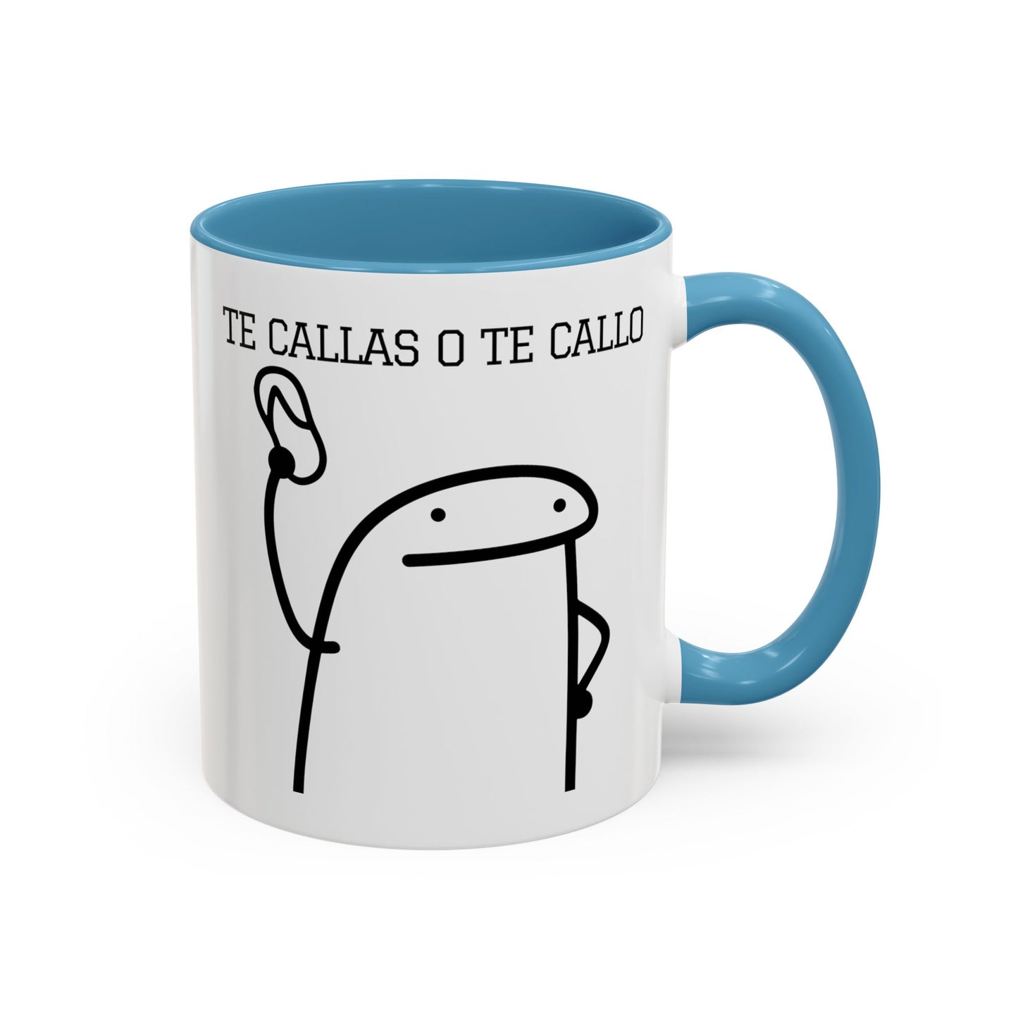 Taza de Café Chistosa - "Te Callas o Te Callo" | Taza Divertida y Original (11, 15oz)