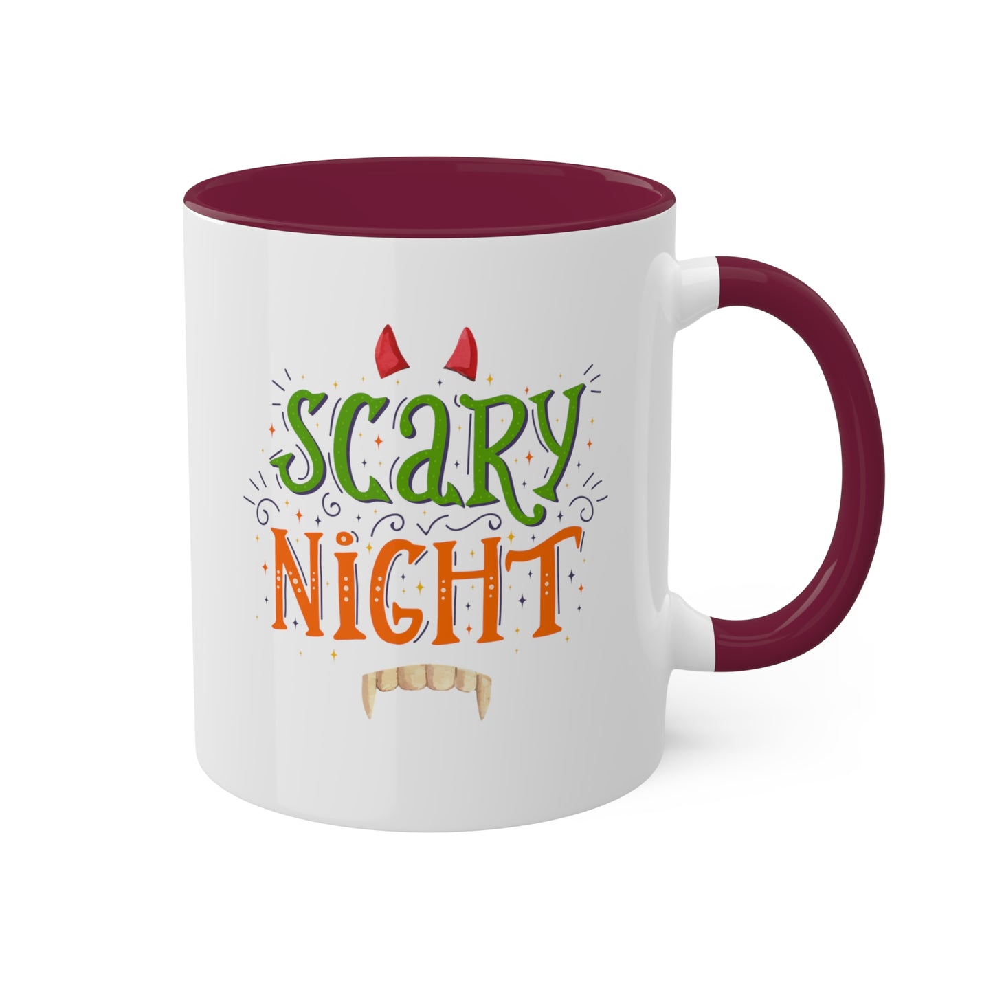 Halloween Mug - "Scary Night" | Spooky Coffee Mug for October, 11oz