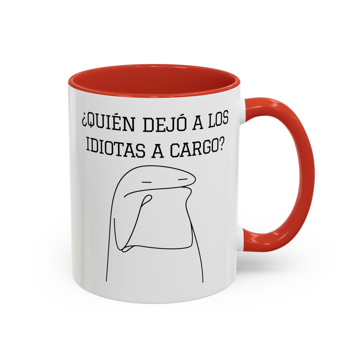 Taza de Café Chistosa - "¿Quién Dejó a los Idiotas a Cargo?" | Taza Divertida (11, 15oz)