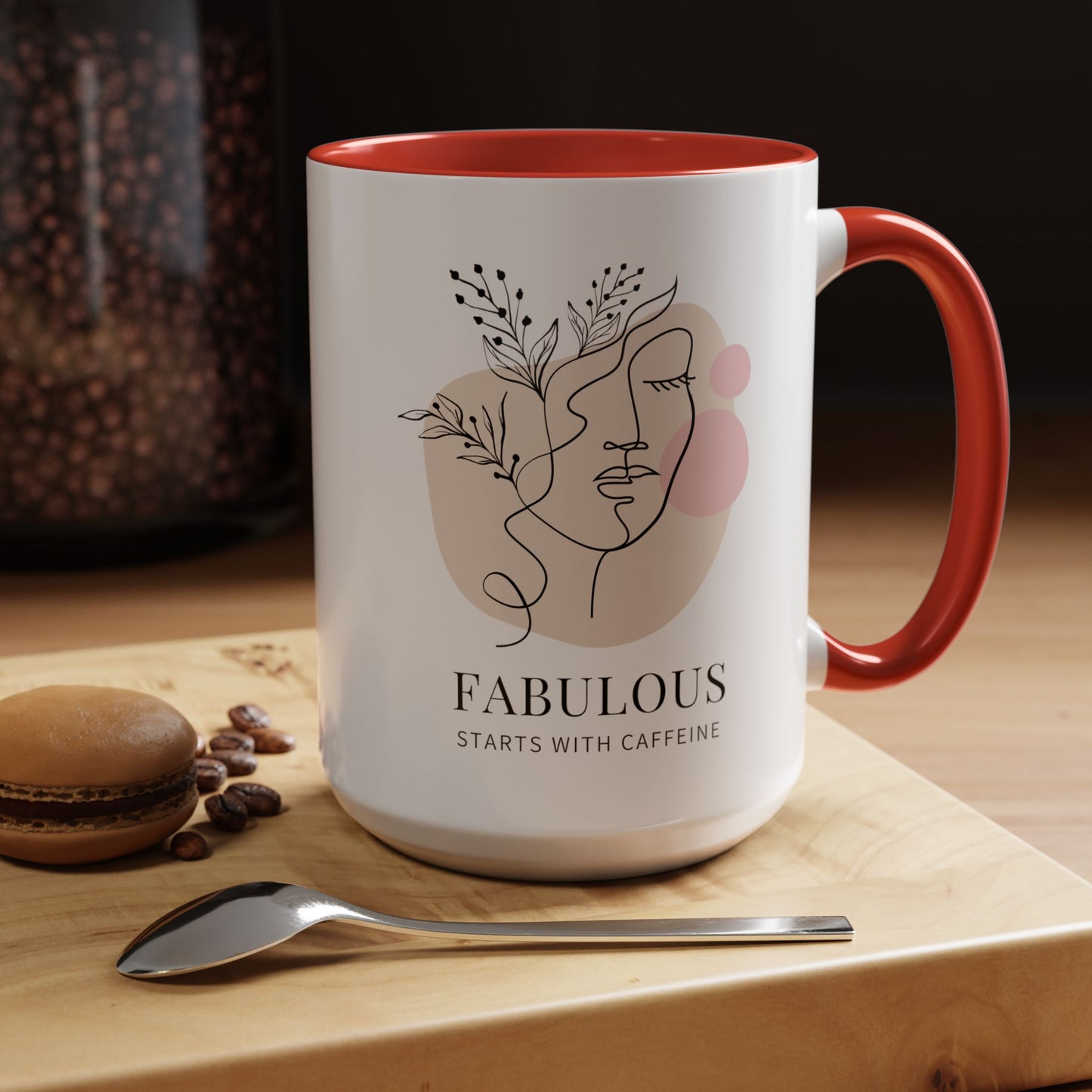 Fabulous Coffee Mug: Start Your Day with Caffeine (11, 15oz)