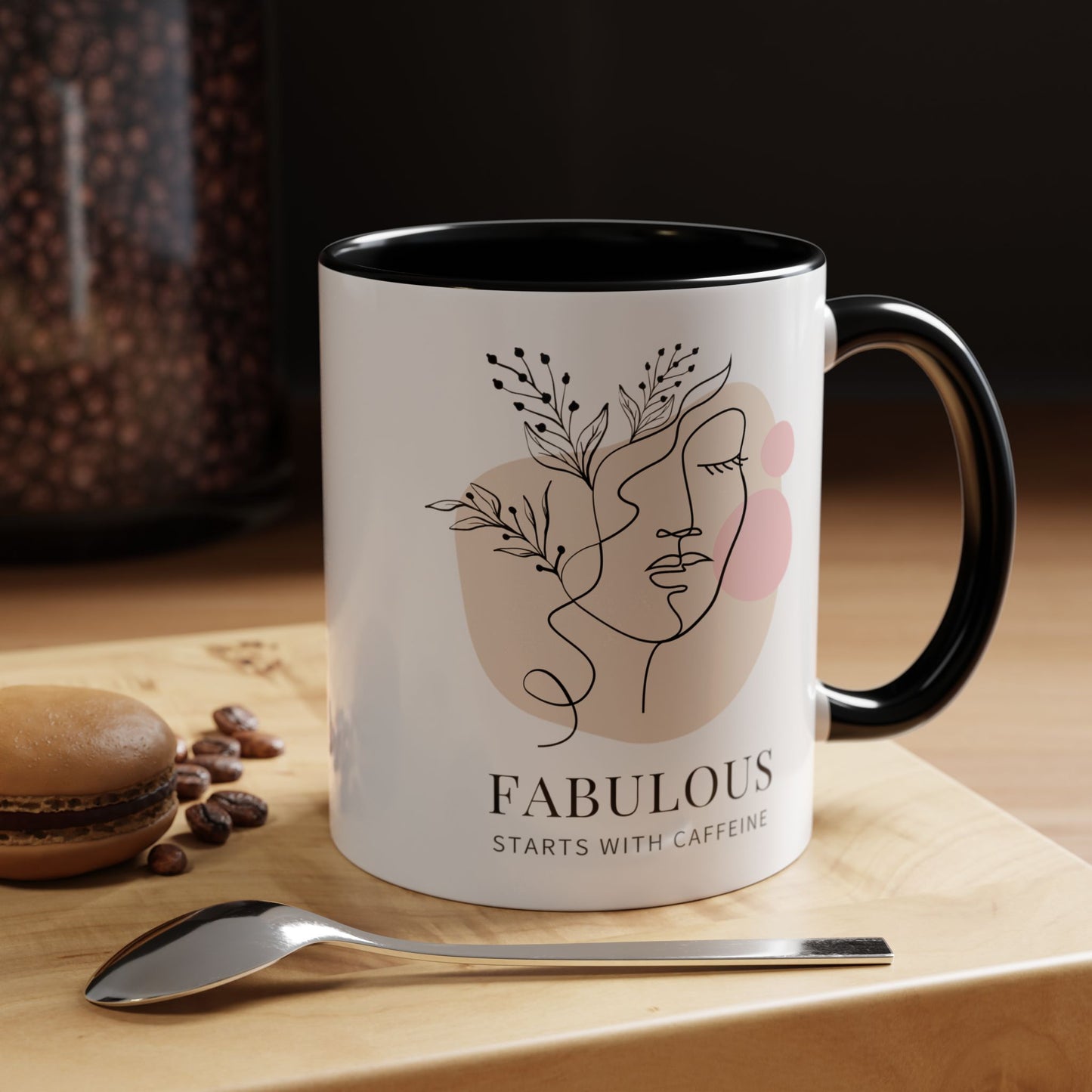 Fabulous Coffee Mug: Start Your Day with Caffeine (11, 15oz)