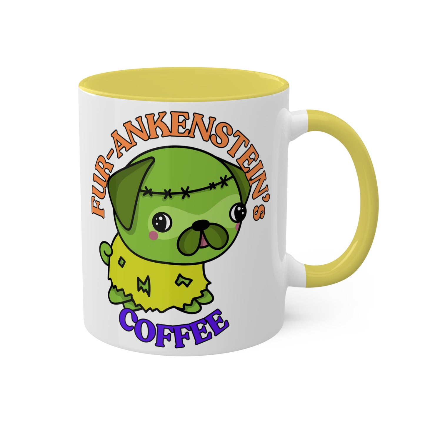 Fur-ankenstein's Coffee Halloween Mug – Spooky Pet-Themed Mug for Fall and Halloween, 11oz