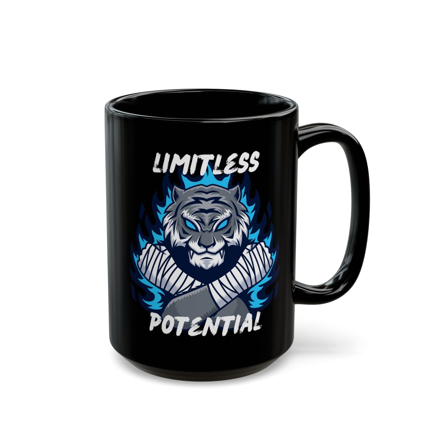 Unlock Your Limitless Potential - Motivational Black Mug (11oz, 15oz)