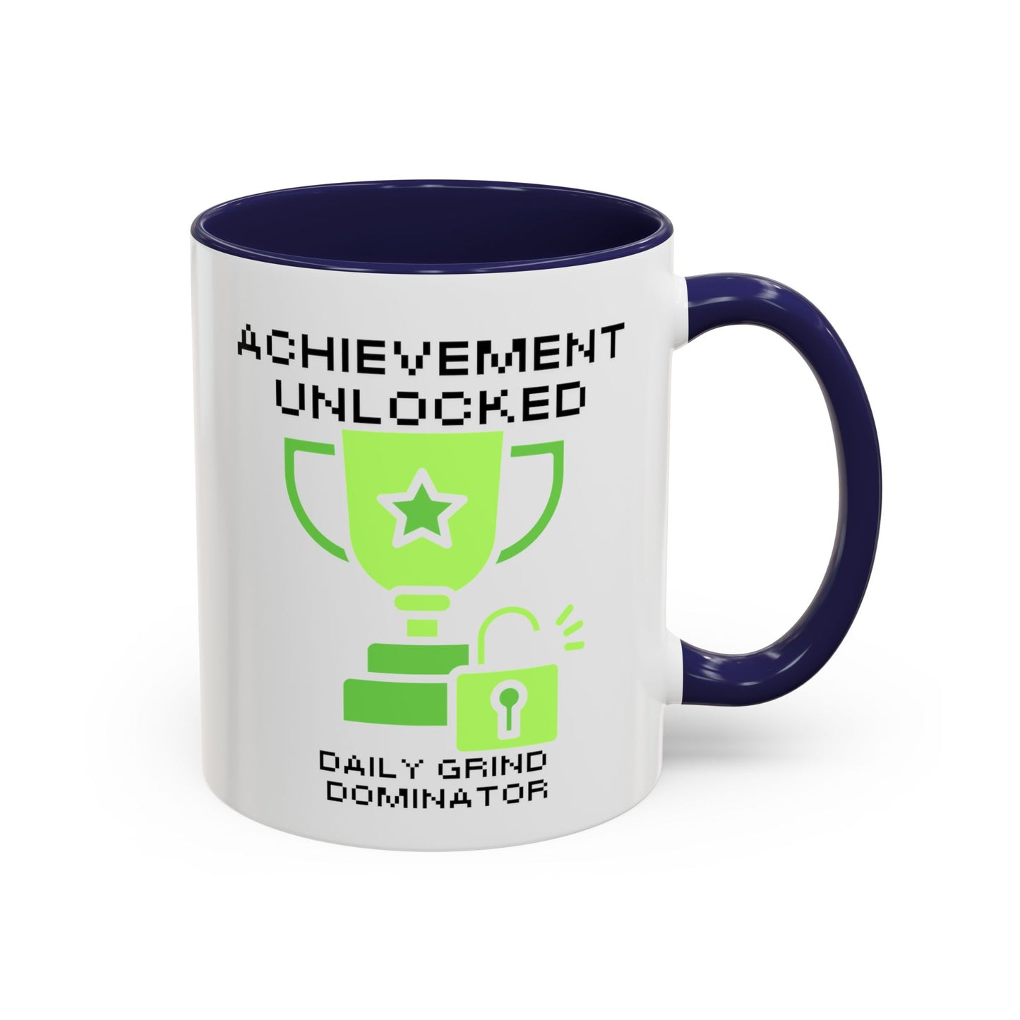 Achievement Unlocked: Daily Grind Dominator - Gamer Coffee Mug - Perfect Gift for Gamers (11, 15oz)