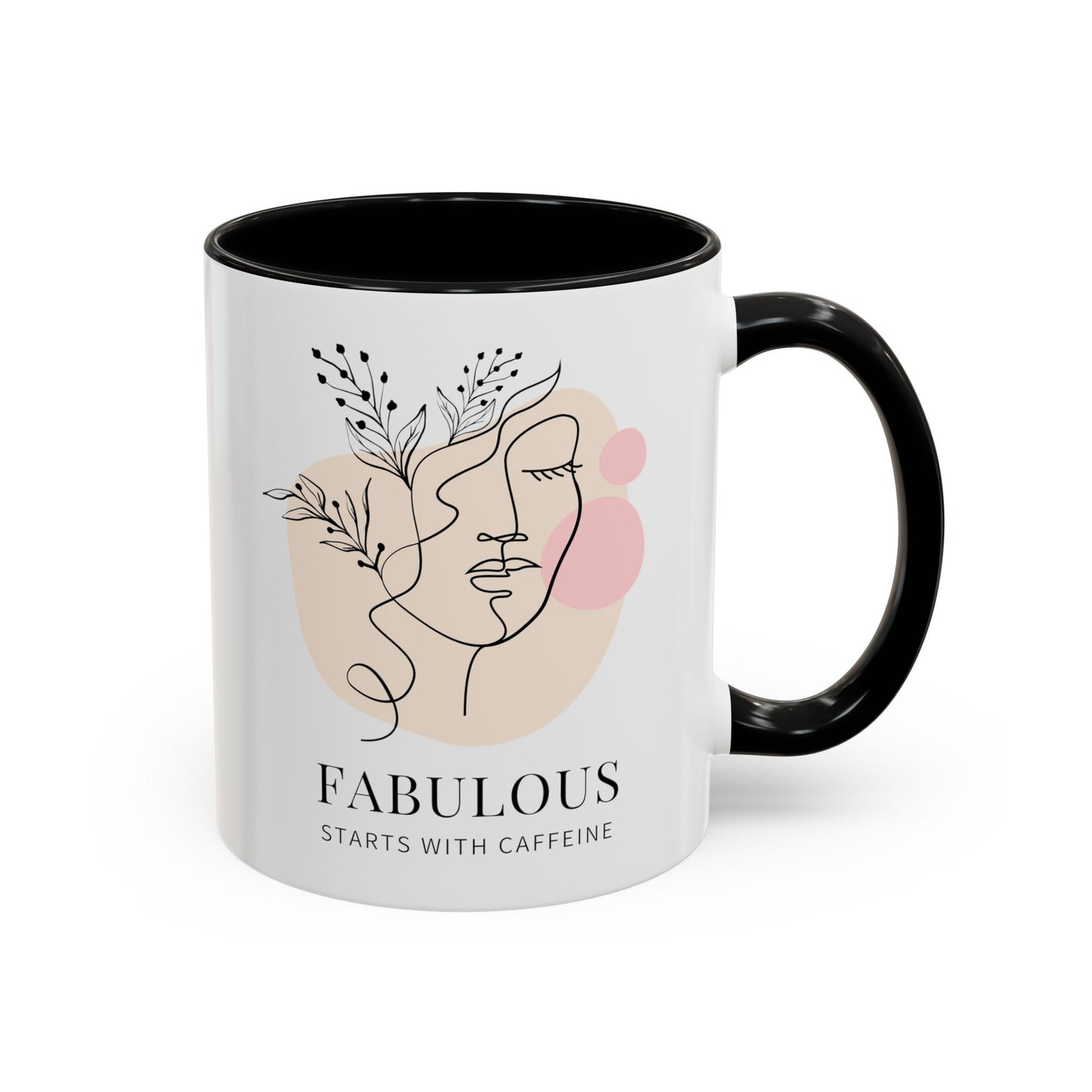 Fabulous Coffee Mug: Start Your Day with Caffeine (11, 15oz)