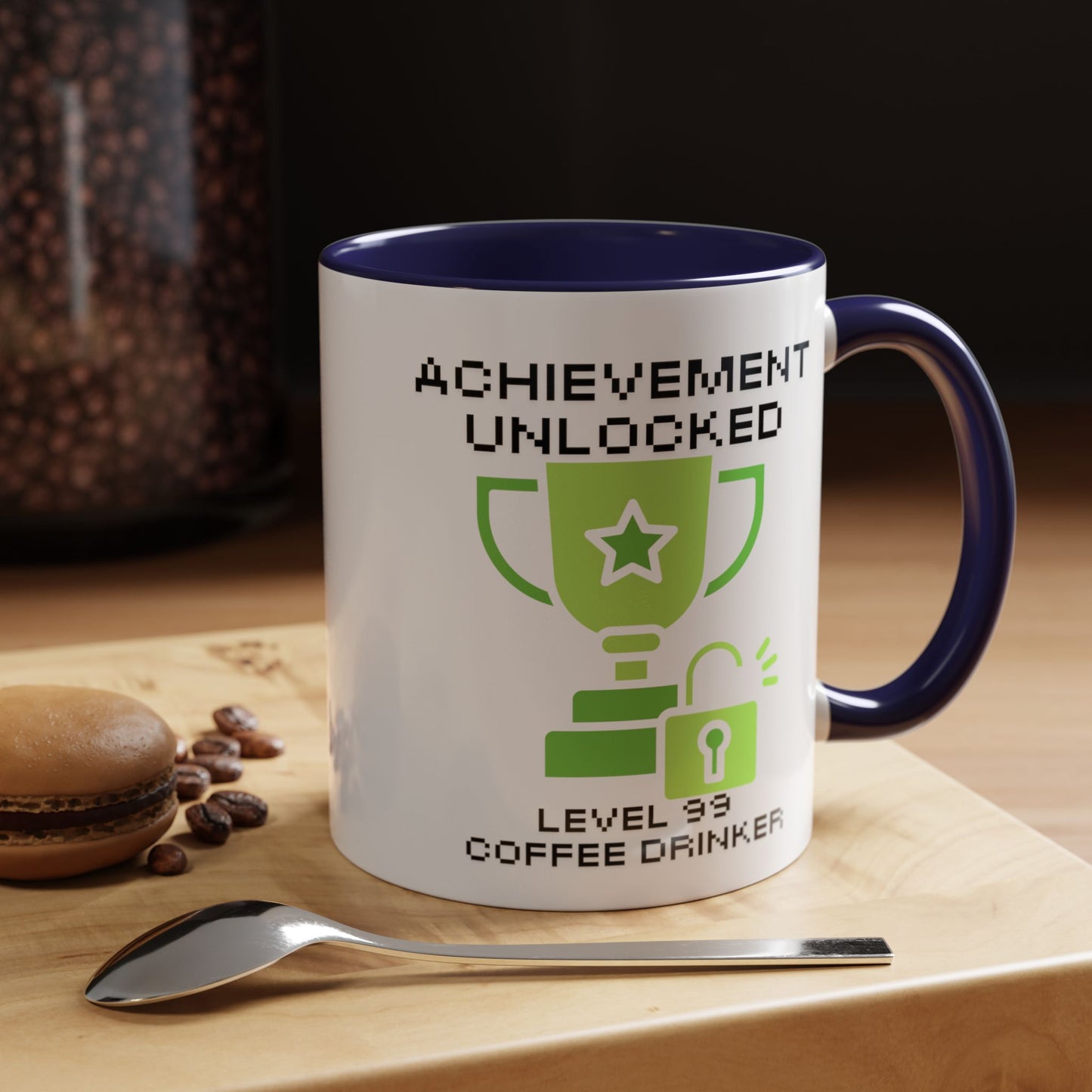 Achievement Unlocked: Level 99 Coffee Drinker - Gamer Coffee Mug - Perfect Gift for Gamers (11, 15oz)